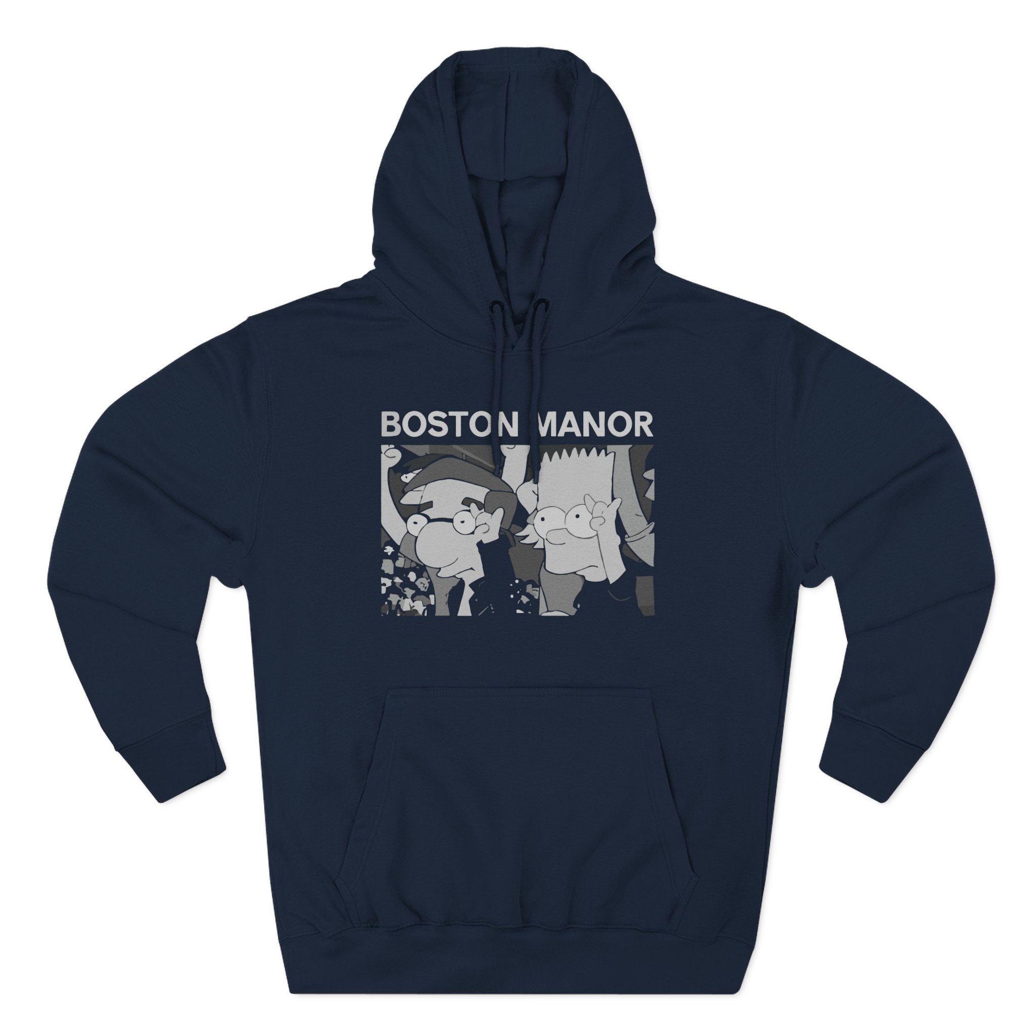 Boston Manor Simpsons Three-Panel Fleece Hoodie