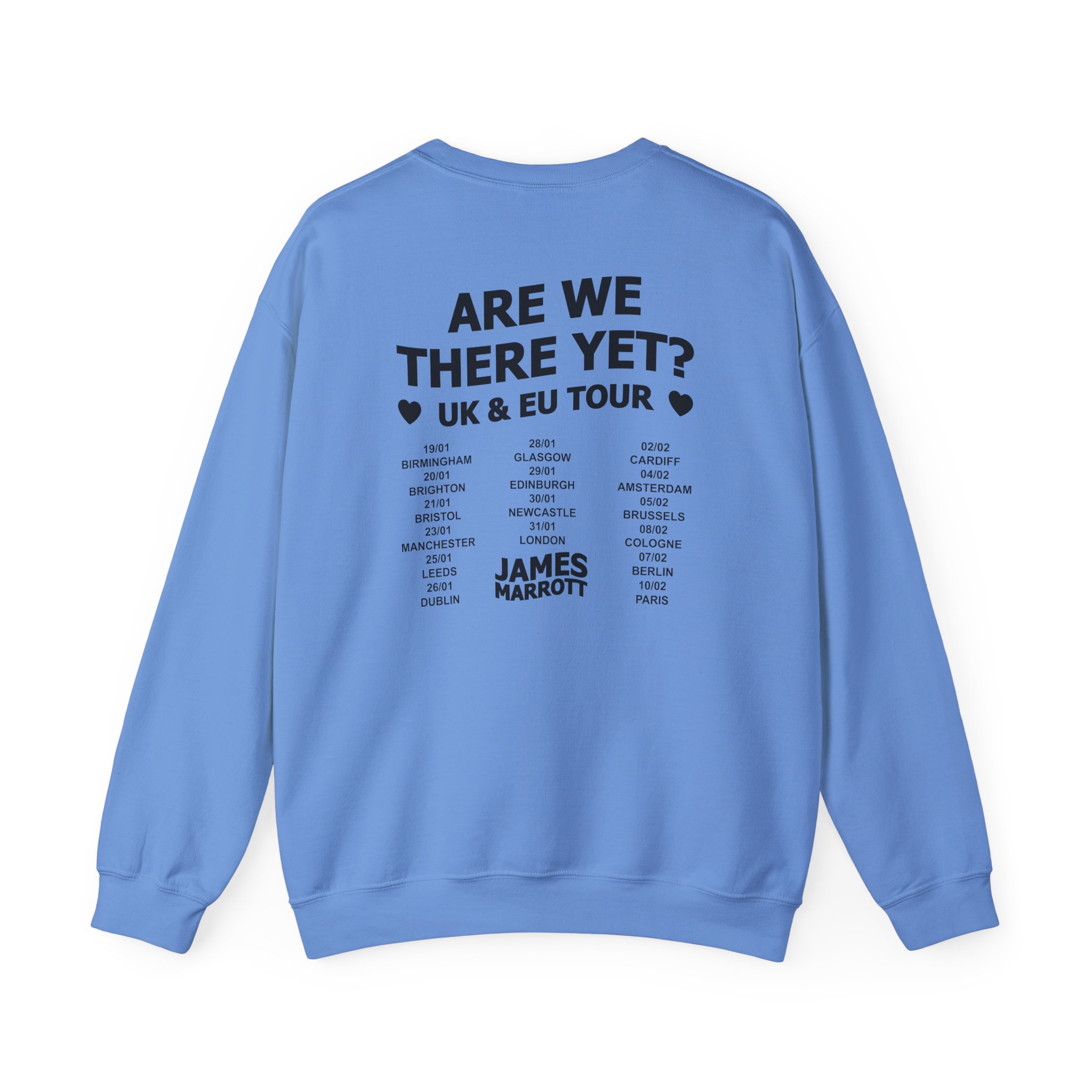 James Marriott 2024 Tour Logo Unisex Heavy Blendâ„¢ Crewneck Sweatshirt