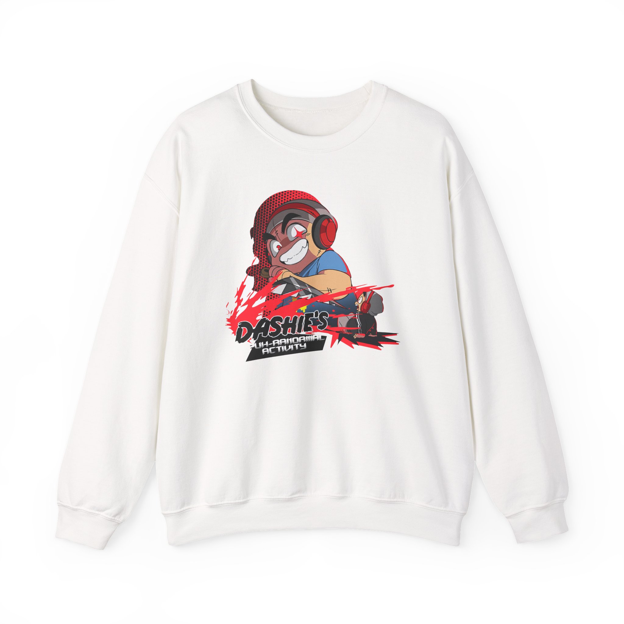 Dashie Puh-ranormal Activity Unisex Heavy Blendâ„¢ Crewneck Sweatshirt