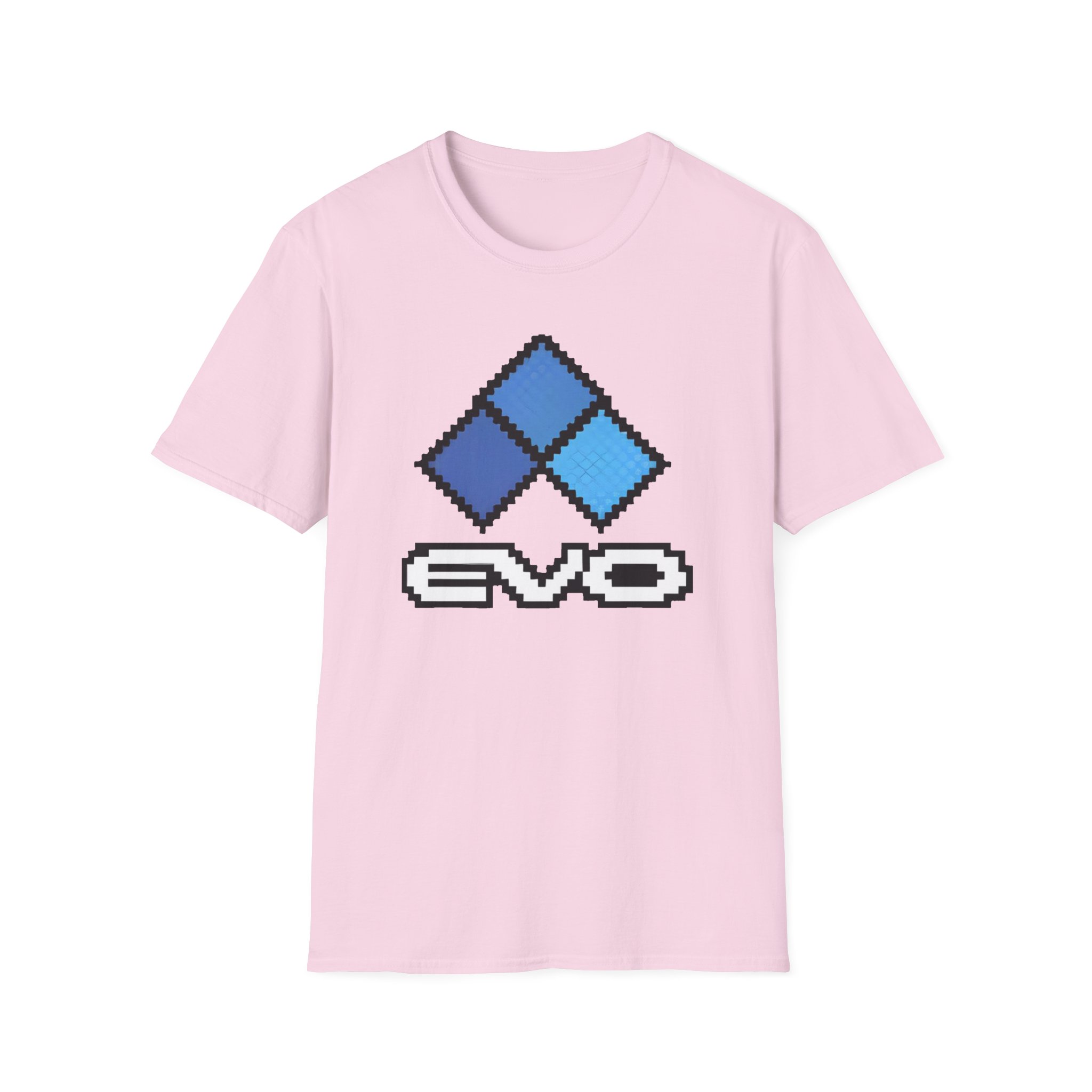 Evo 8 Bit Logo Returns Unisex Softstyle T-Shirt