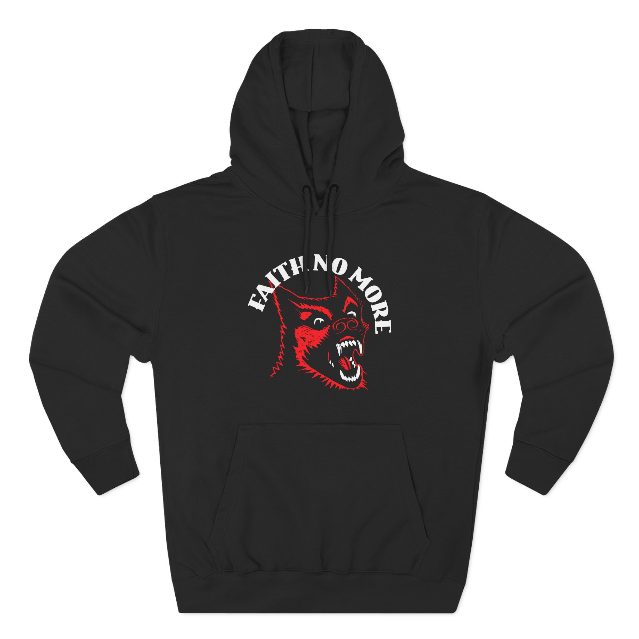 Faith No More Logo Dog 30th Anniversary Three-Panel Fleece Hoodie