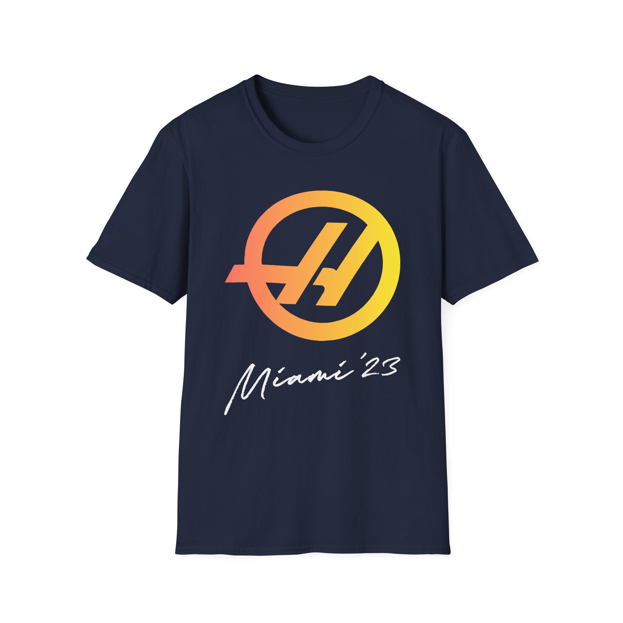 Haas F1 Miami Gp Unisex Softstyle T-Shirt