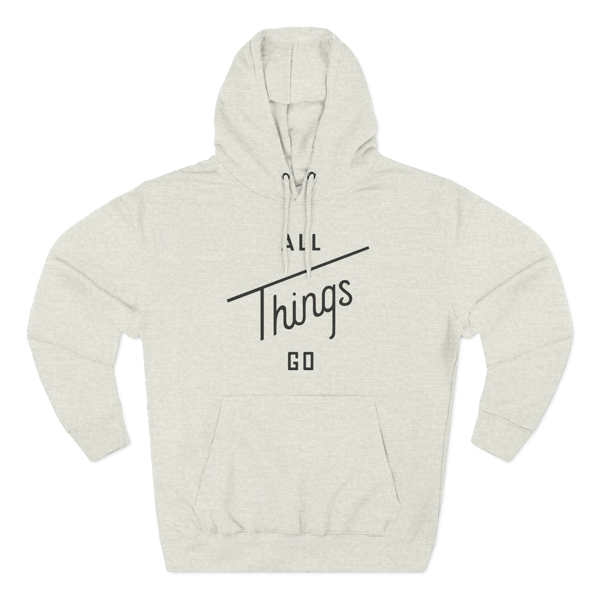 All Things Go Three-Panel Fleece Hoodie
