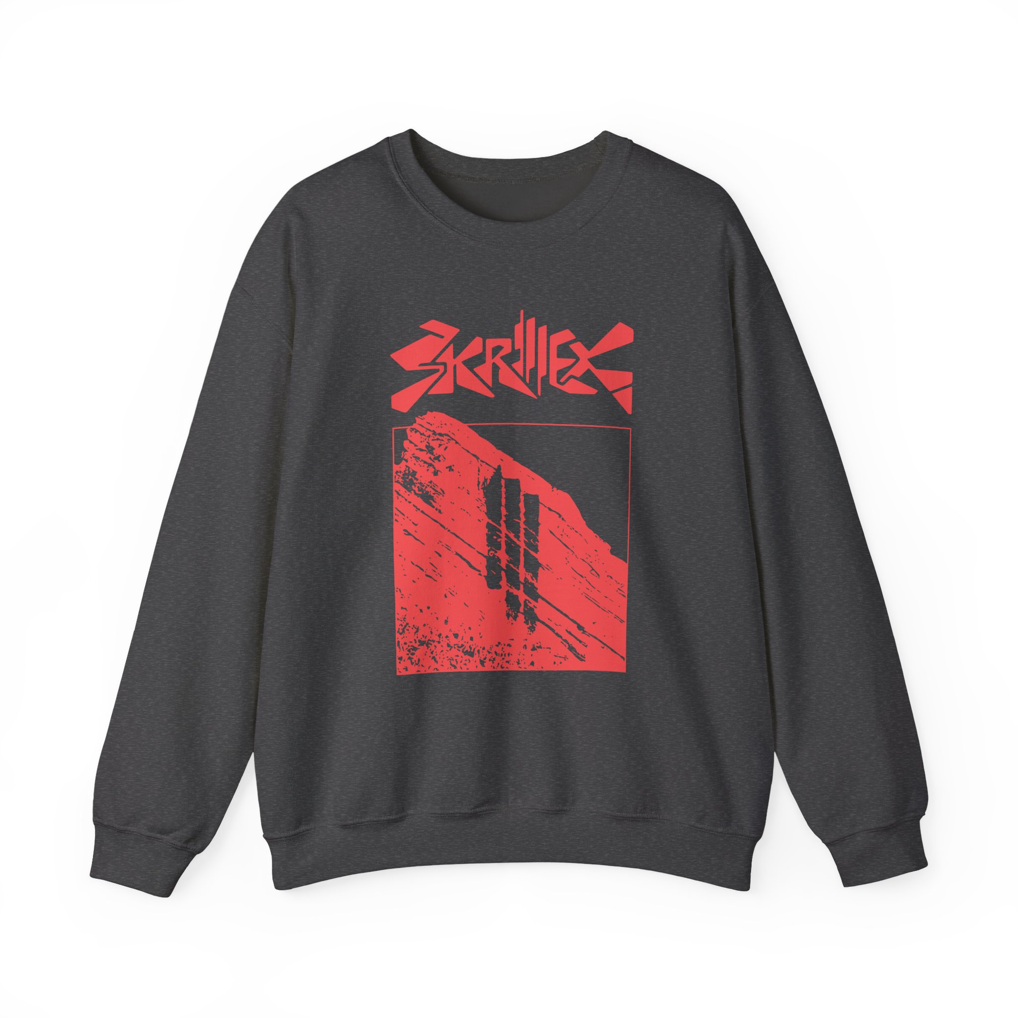 Skrillex EDM Unisex Heavy Blendâ„¢ Crewneck Sweatshirt