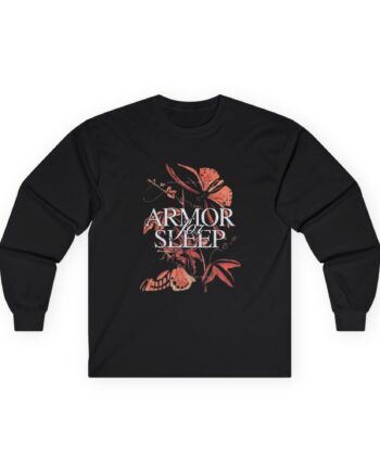 Armor for Sleep Orange Butterflies Unisex Ultra Cotton Long Sleeve Tee