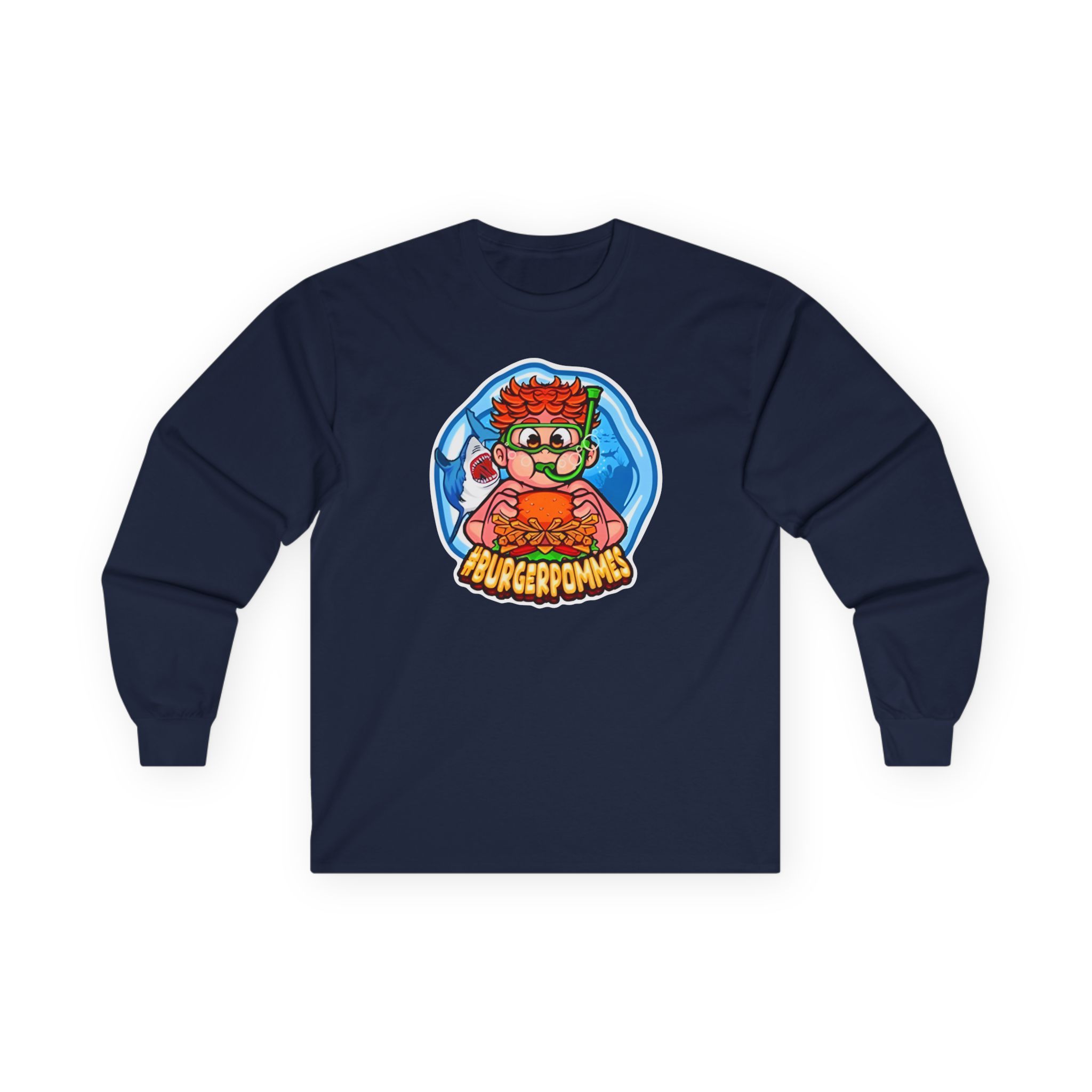 Burger Pommes Unisex Ultra Cotton Long Sleeve Tee