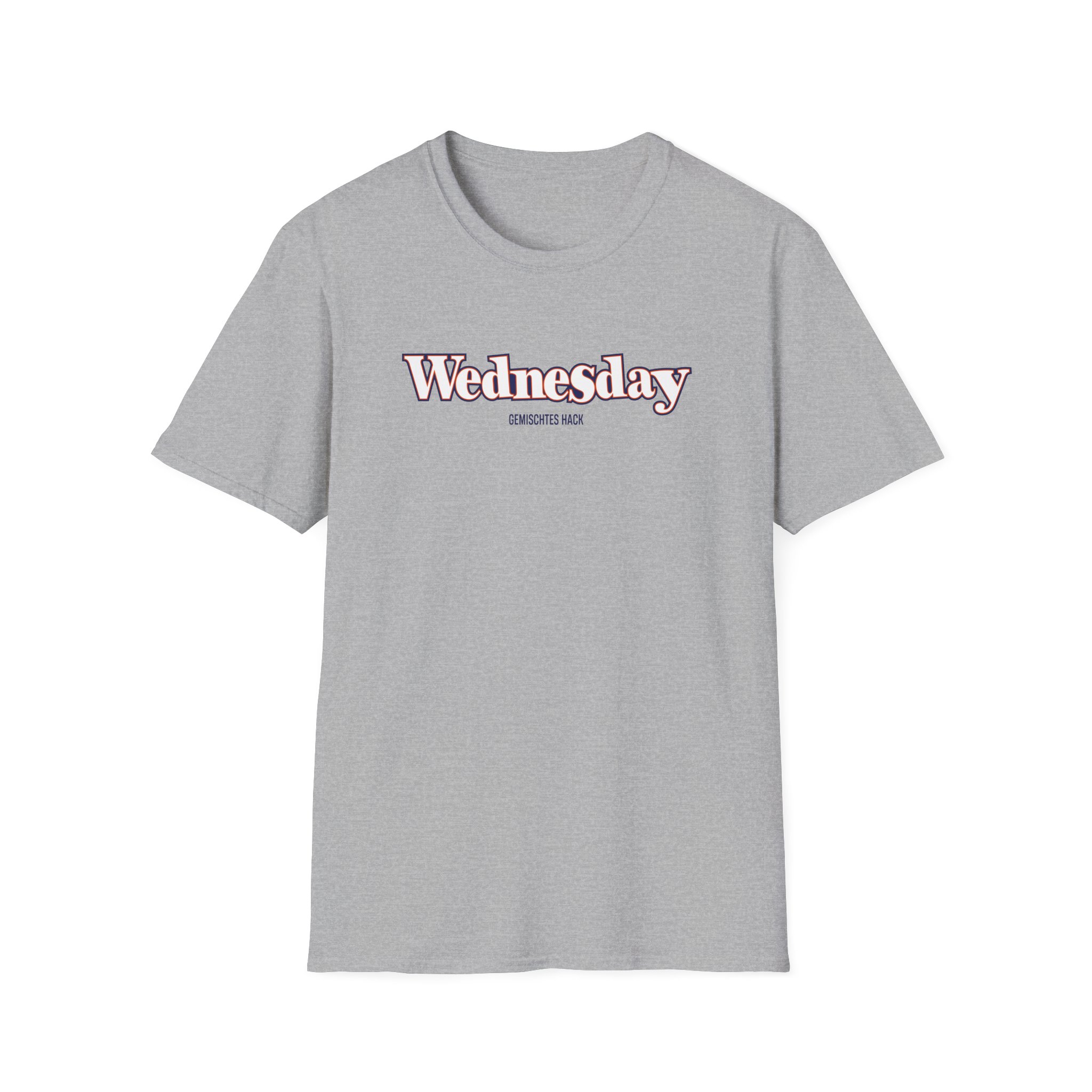 Gemischtes Hack Wednesday Unisex Softstyle T-Shirt