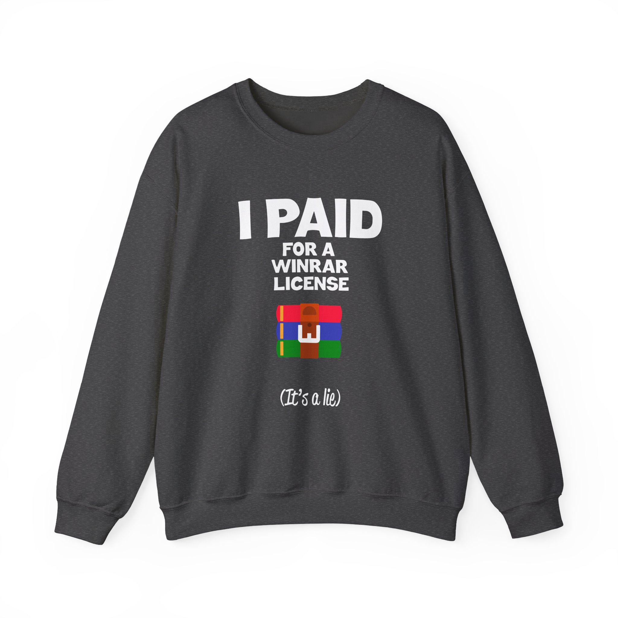 Winrar I Paid for a License Unisex Heavy Blendâ„¢ Crewneck Sweatshirt