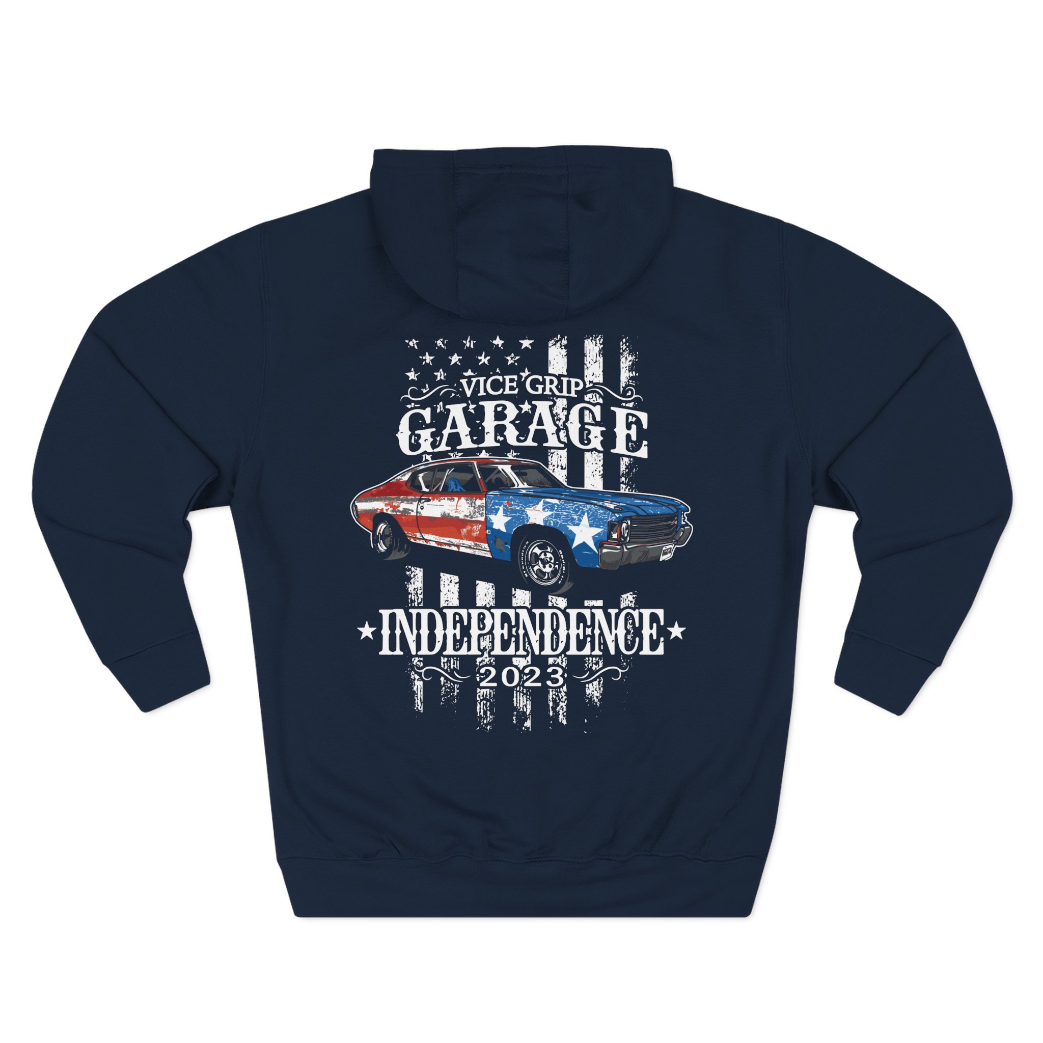 Vicegripgarage Independence 2023 Three-Panel Fleece Hoodie
