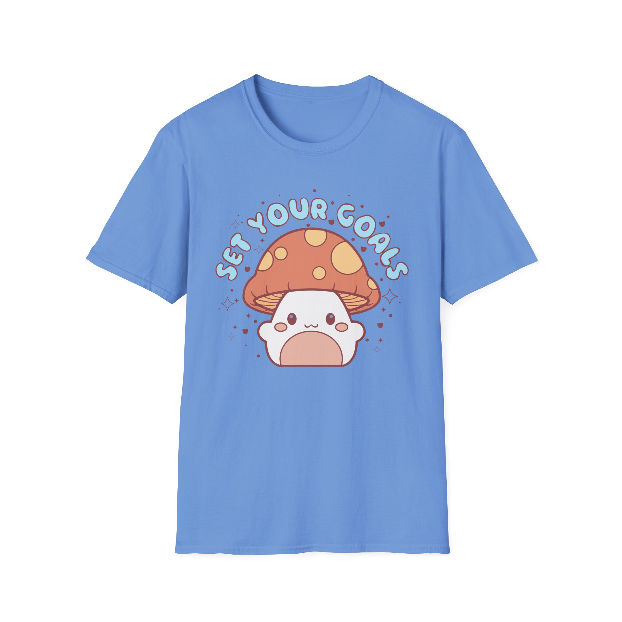 Set Your Goals Shroom Unisex Softstyle T-Shirt