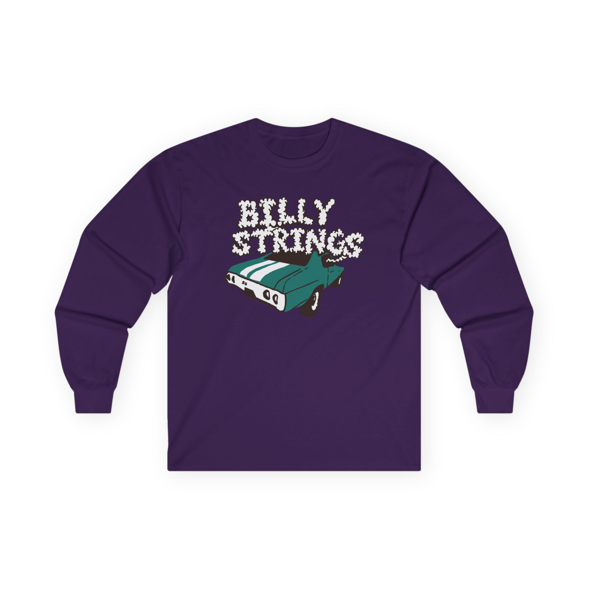Billy Strings Imogene + Willie X Billy Strings Highway Prayers Green Car Unisex Ultra Cotton Long Sleeve Tee