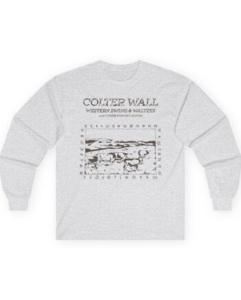 Colter Wall Western Swing & Waltzes Unisex Ultra Cotton Long Sleeve Tee