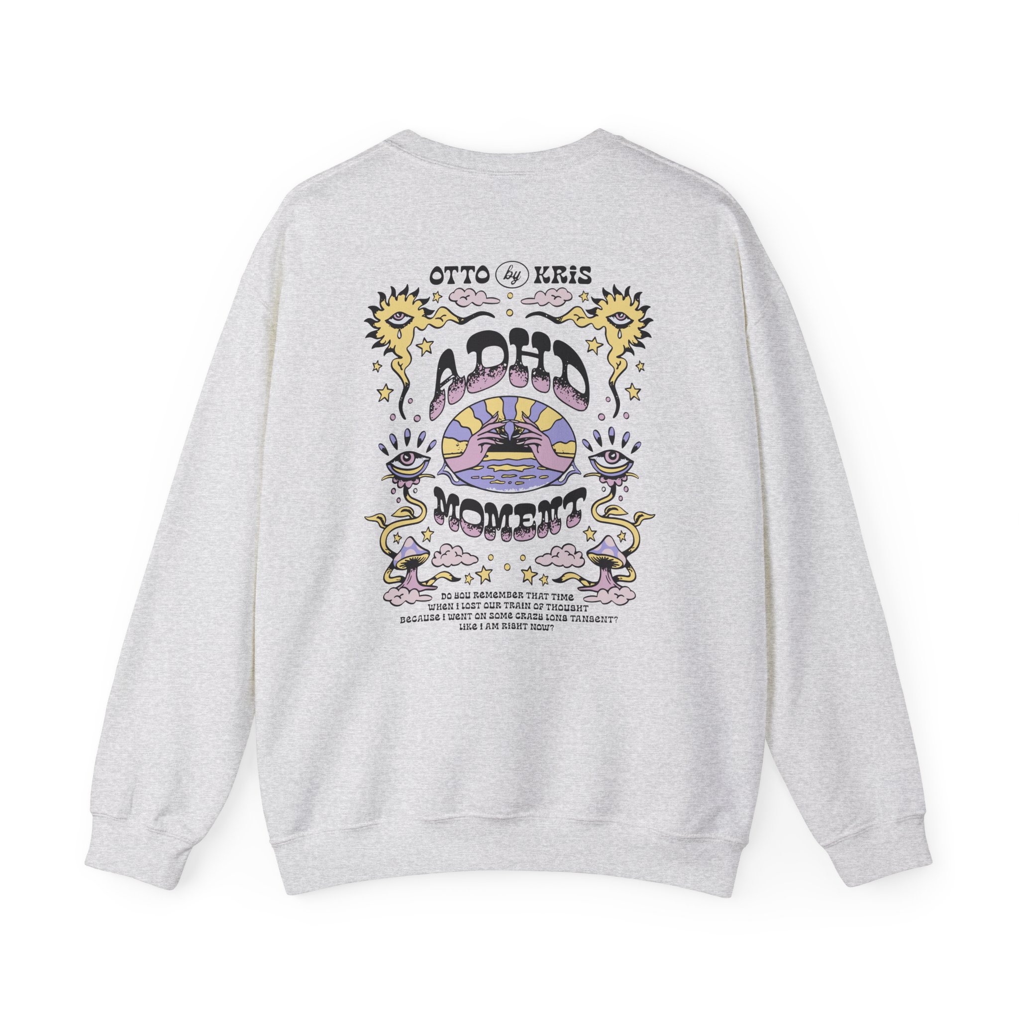 Kallmekris Adhd Moment Unisex Heavy Blendâ„¢ Crewneck Sweatshirt