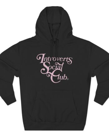 Kallmekris Introverts Social Club Three-Panel Fleece Hoodie