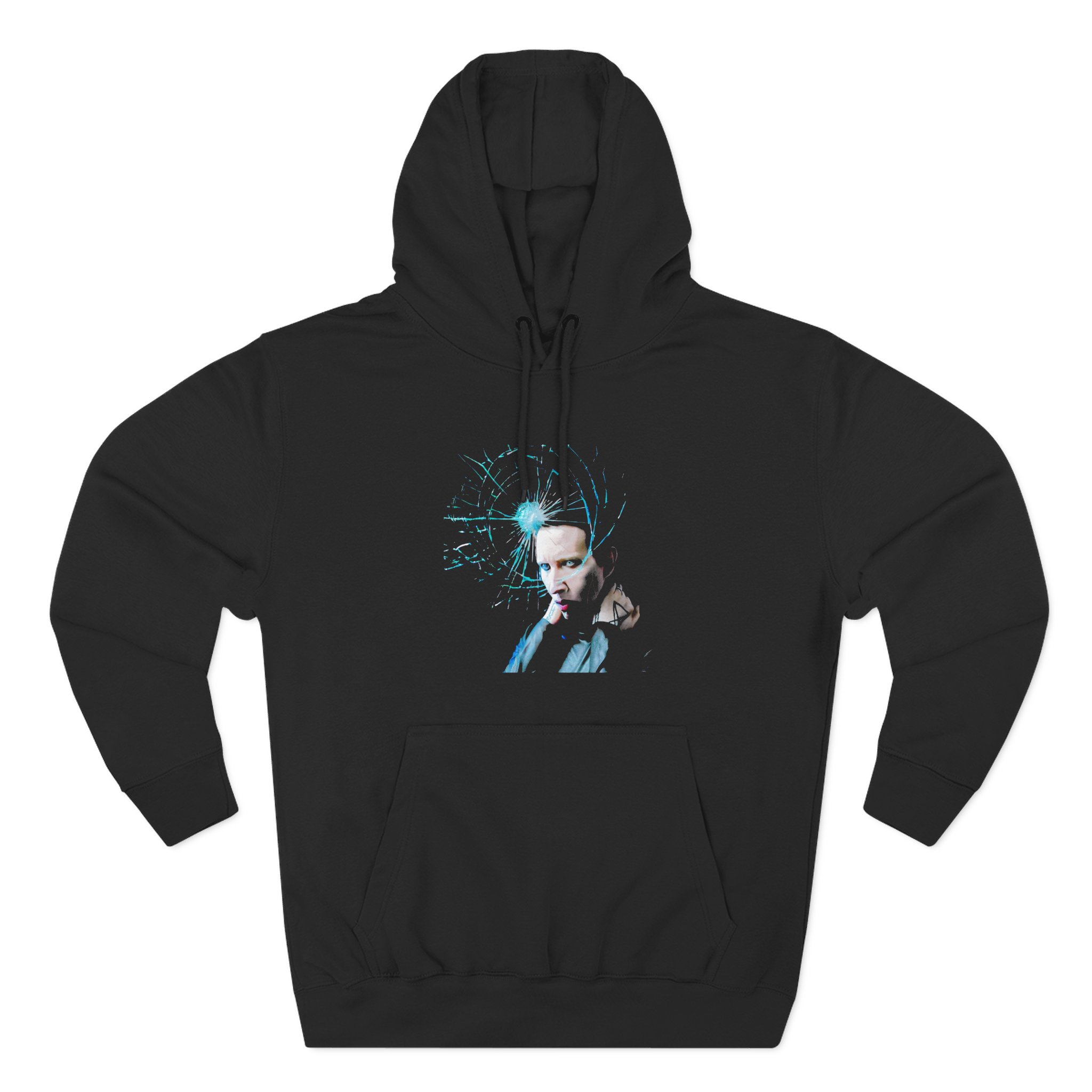 Marilyn Manson Shattered Three-Panel Fleece Hoodie