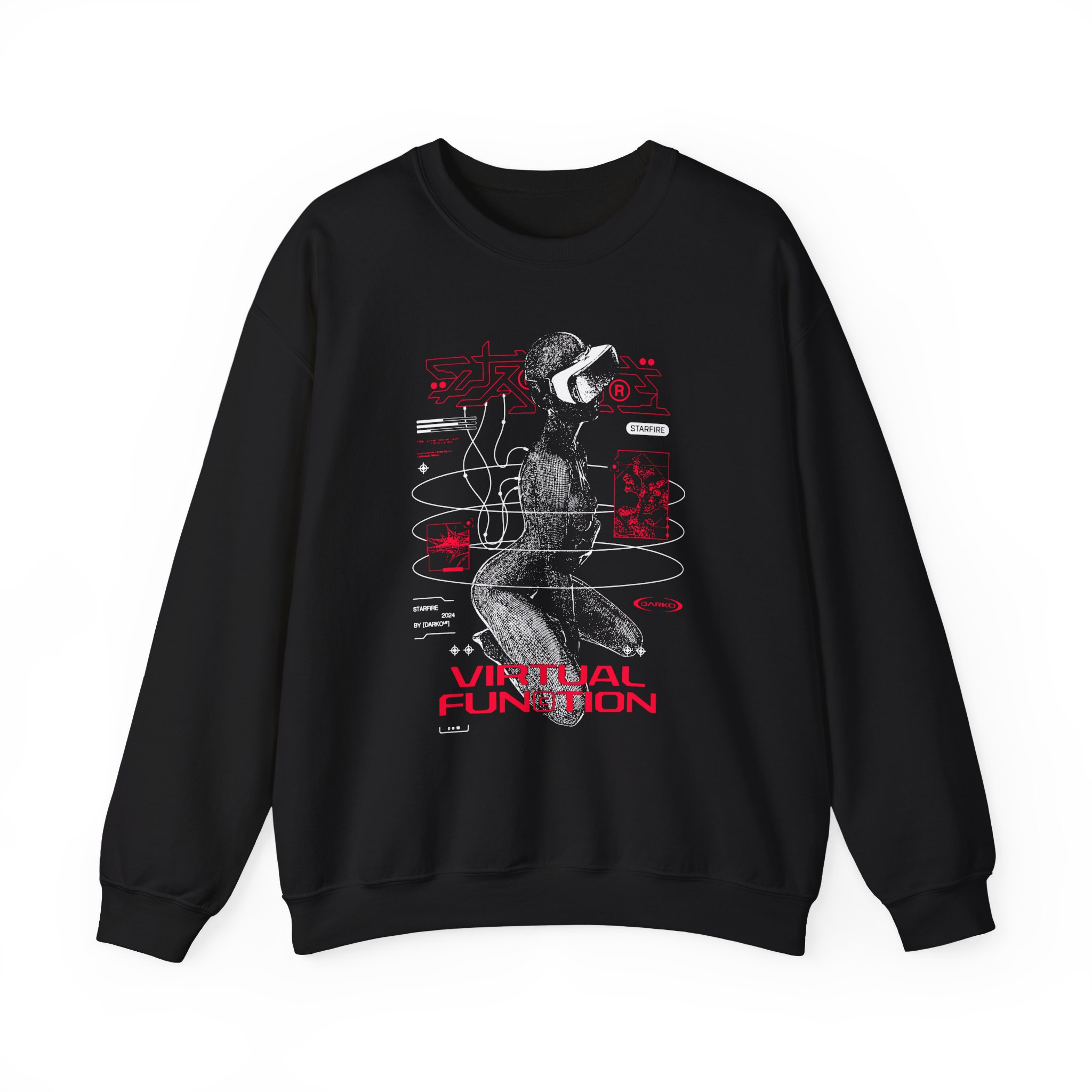 Darko Virtual Function Unisex Heavy Blendâ„¢ Crewneck Sweatshirt