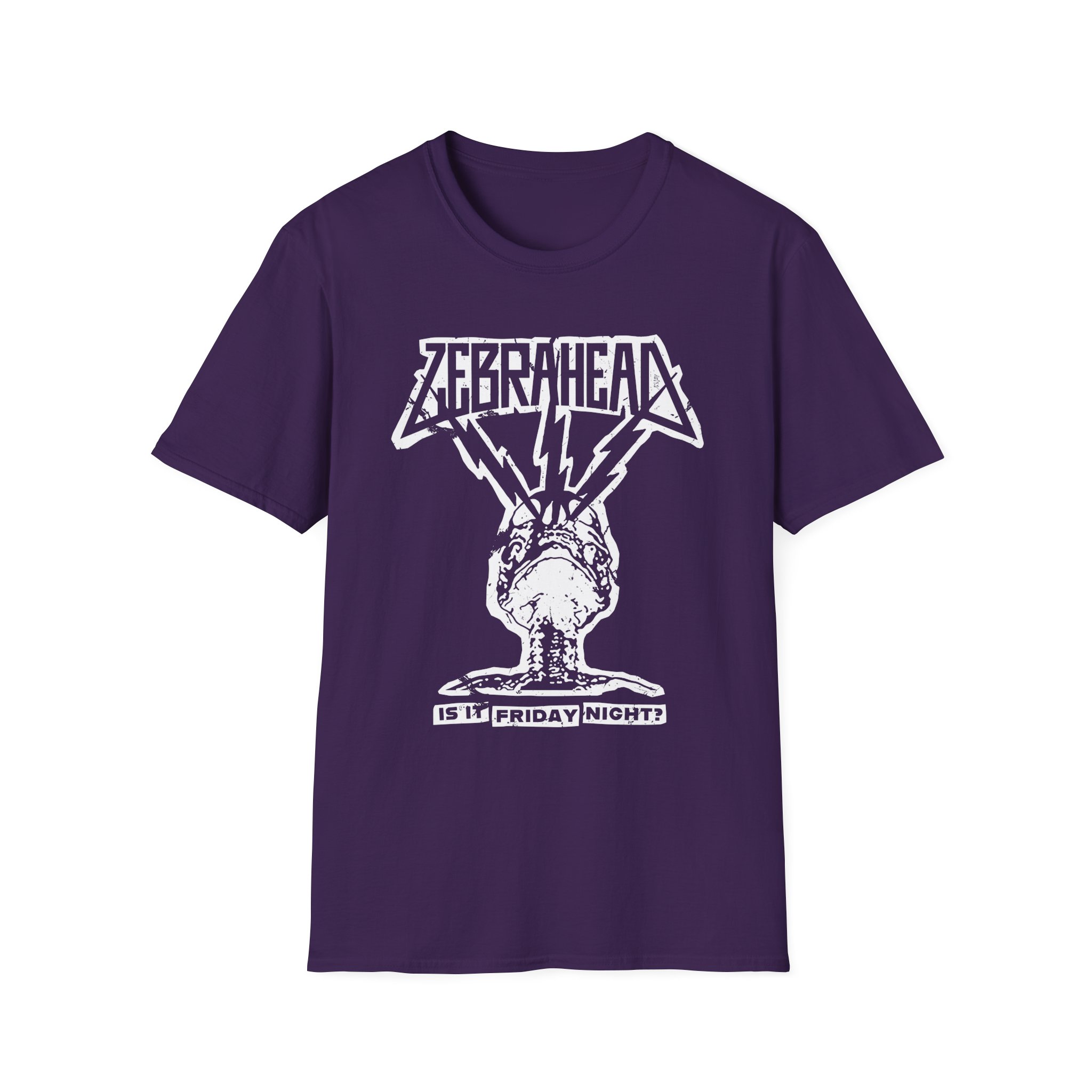 Zebrahead Lightning Skull Friday night tour Unisex Softstyle T-Shirt
