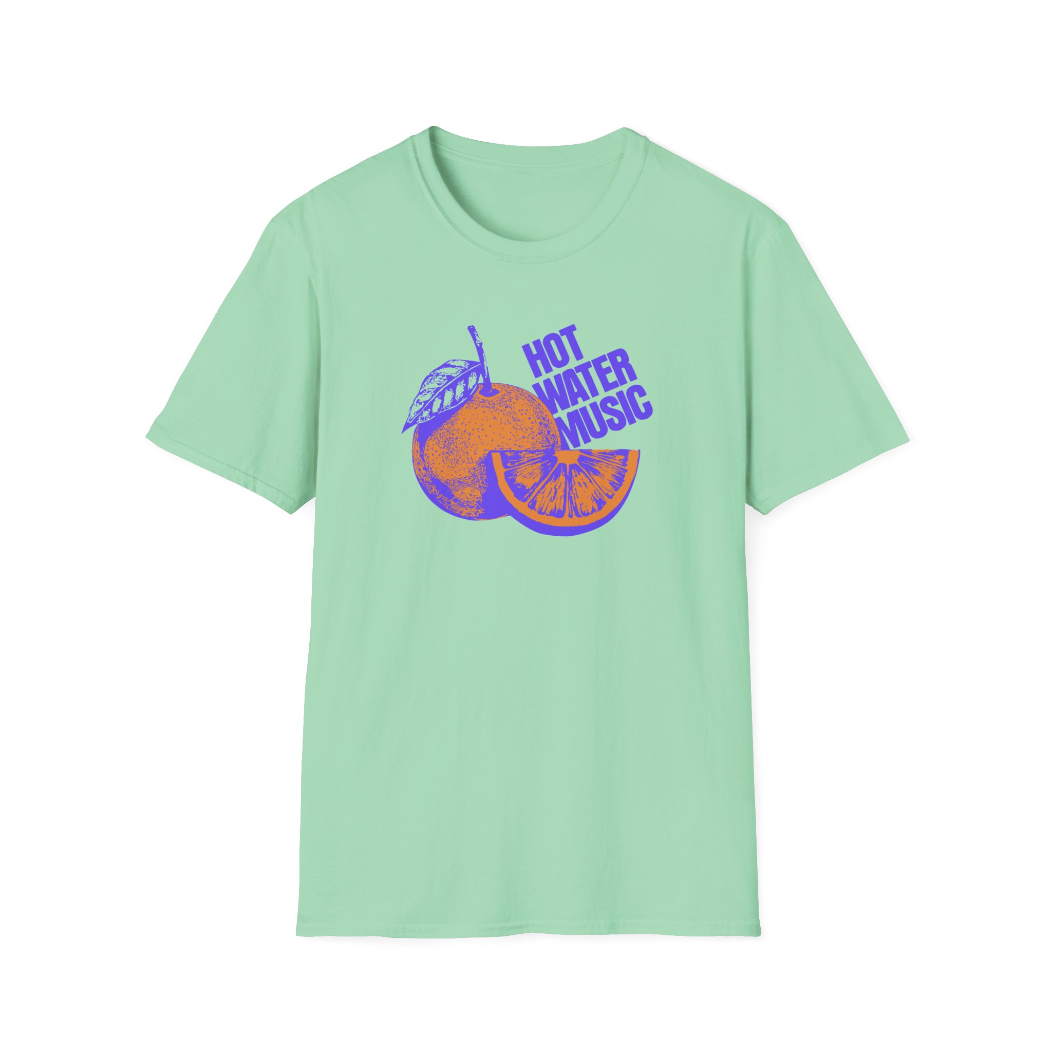 Hot Water Music Florida Orange Unisex Softstyle T-Shirt