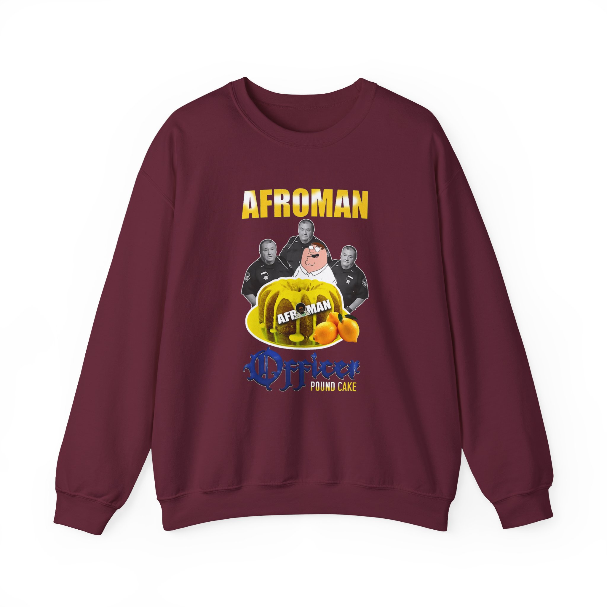 Afroman Lemon Pound Cake Unisex Heavy Blendâ„¢ Crewneck Sweatshirt