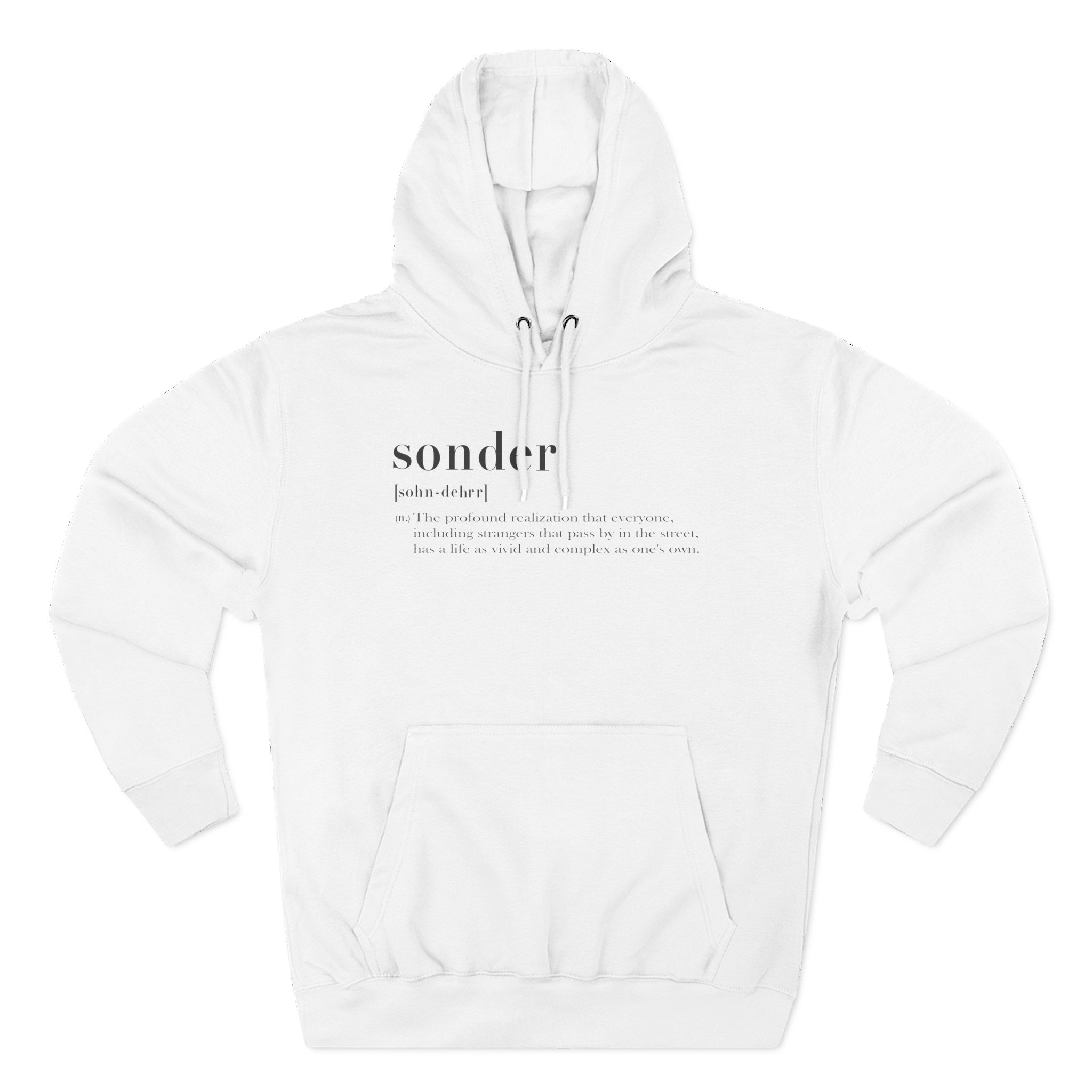 Sonder Definition Three-Panel Fleece Hoodie