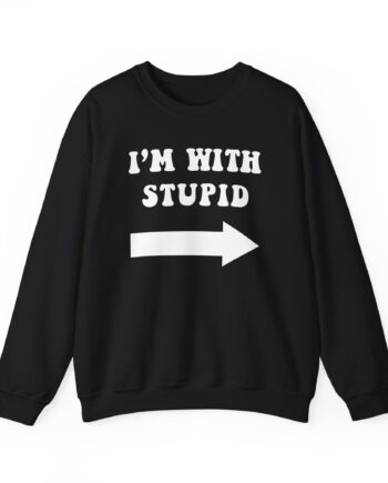 Jimmy Kimmel I'm With Stupid Unisex Heavy Blend™ Crewneck Sweatshirt