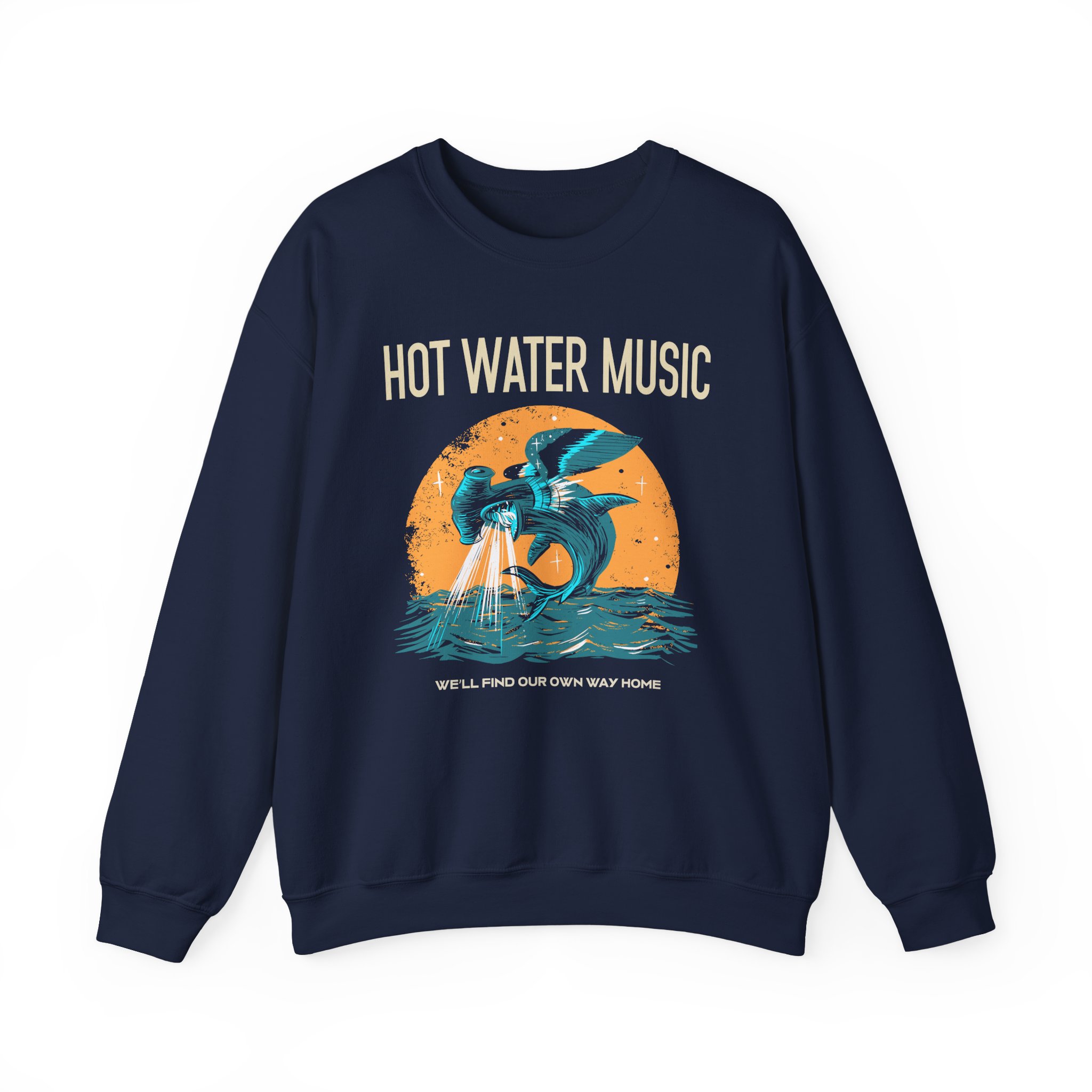 Hot Water Music Unisex Heavy Blendâ„¢ Crewneck Sweatshirt