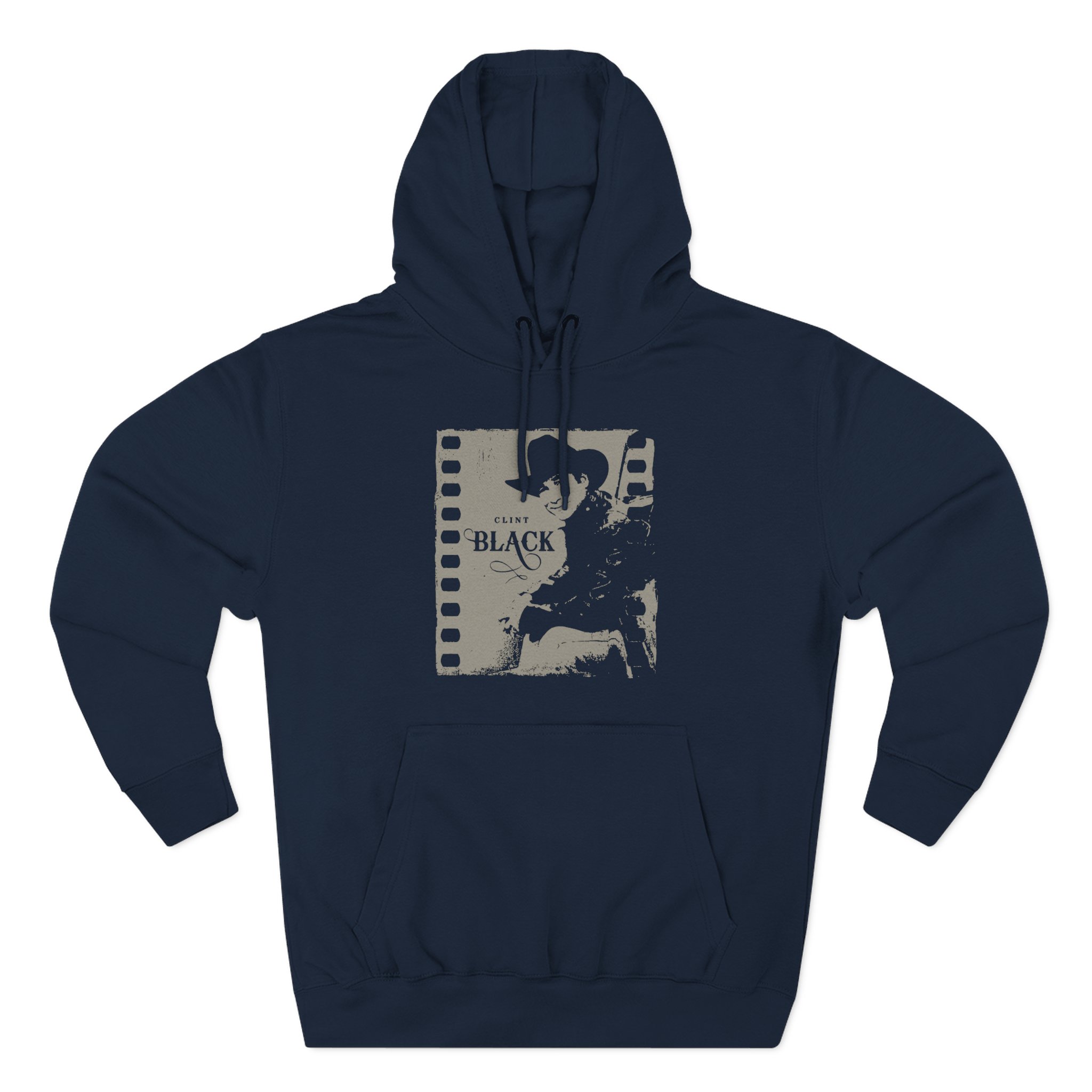 Clint Black Classic Three-Panel Fleece Hoodie