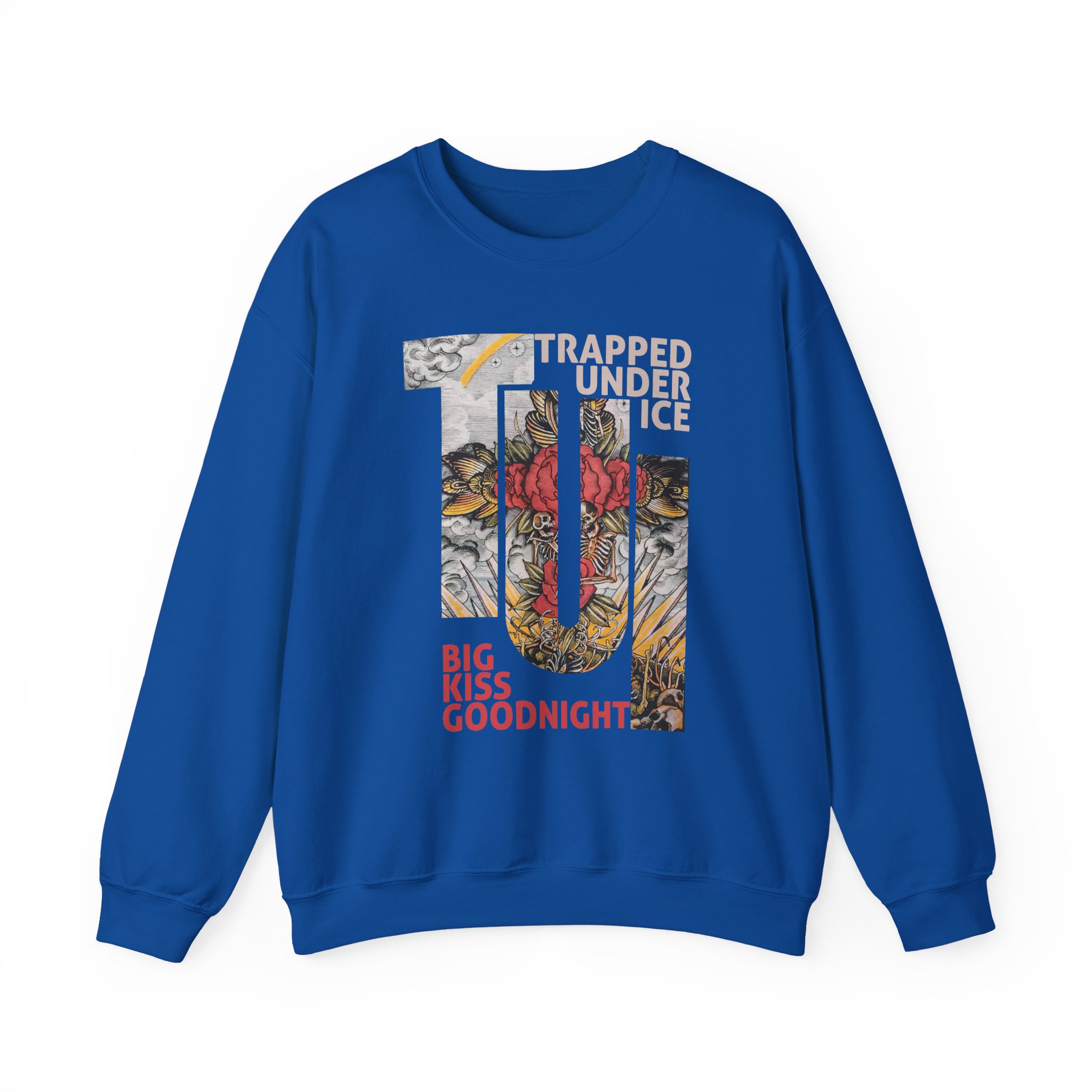 Trapped Under Ice Big Kiss Goodnight Unisex Heavy Blend Crewneck Sweatshirt