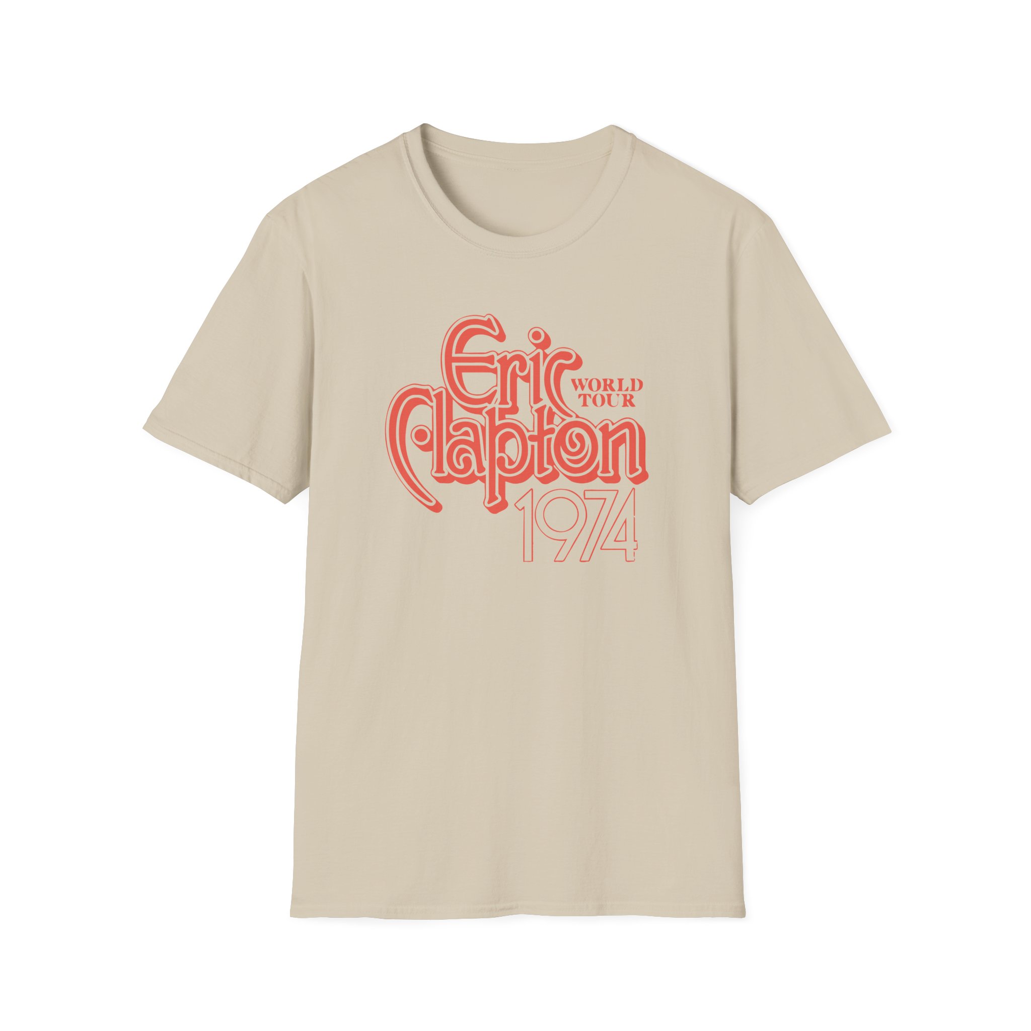 Eric Clapton World Tour 1974 Unisex Softstyle T-Shirt