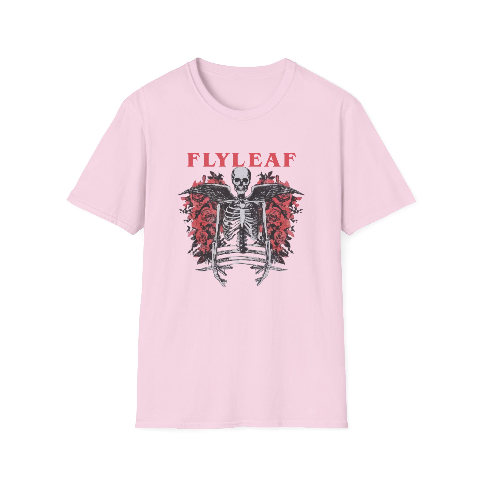 Flyleaf Skeleton Angel Unisex Softstyle T-Shirt