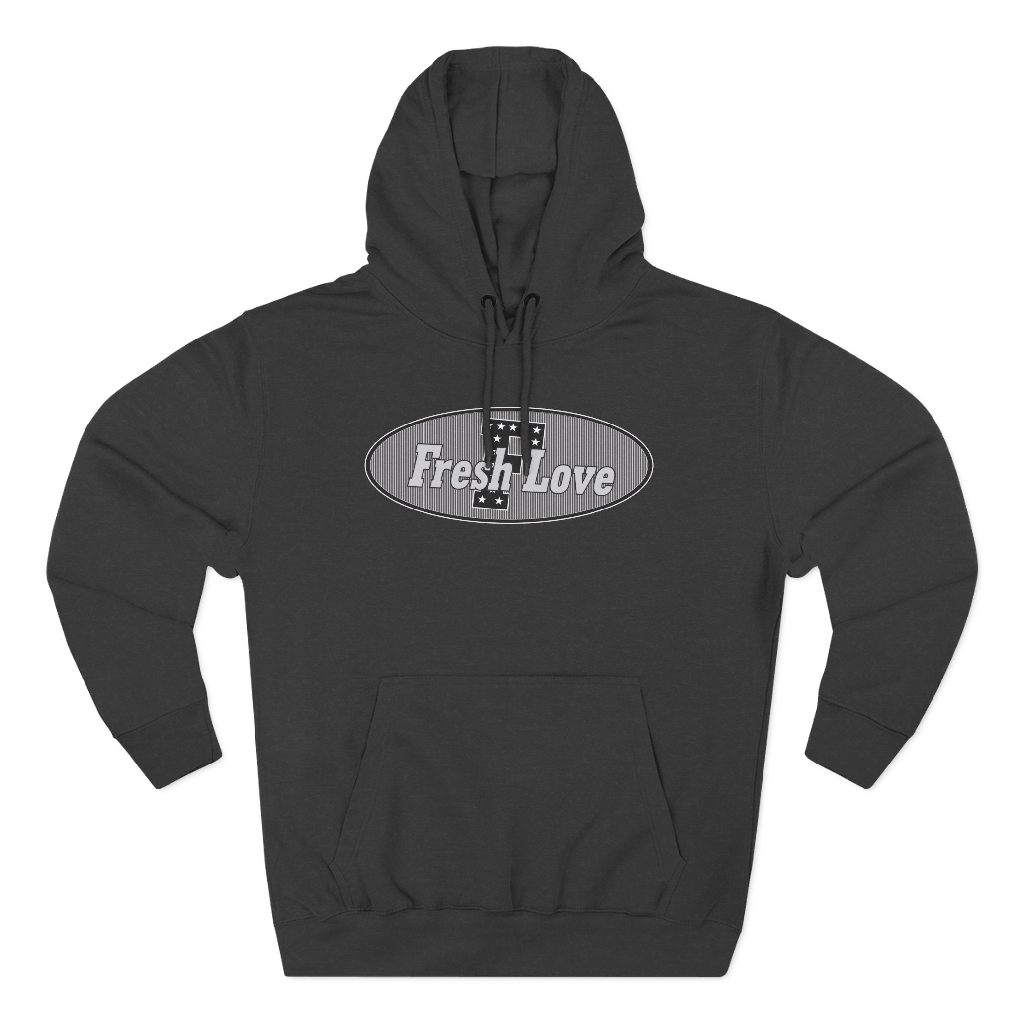 Fresh Love Three-Panel Fleece Hoodie