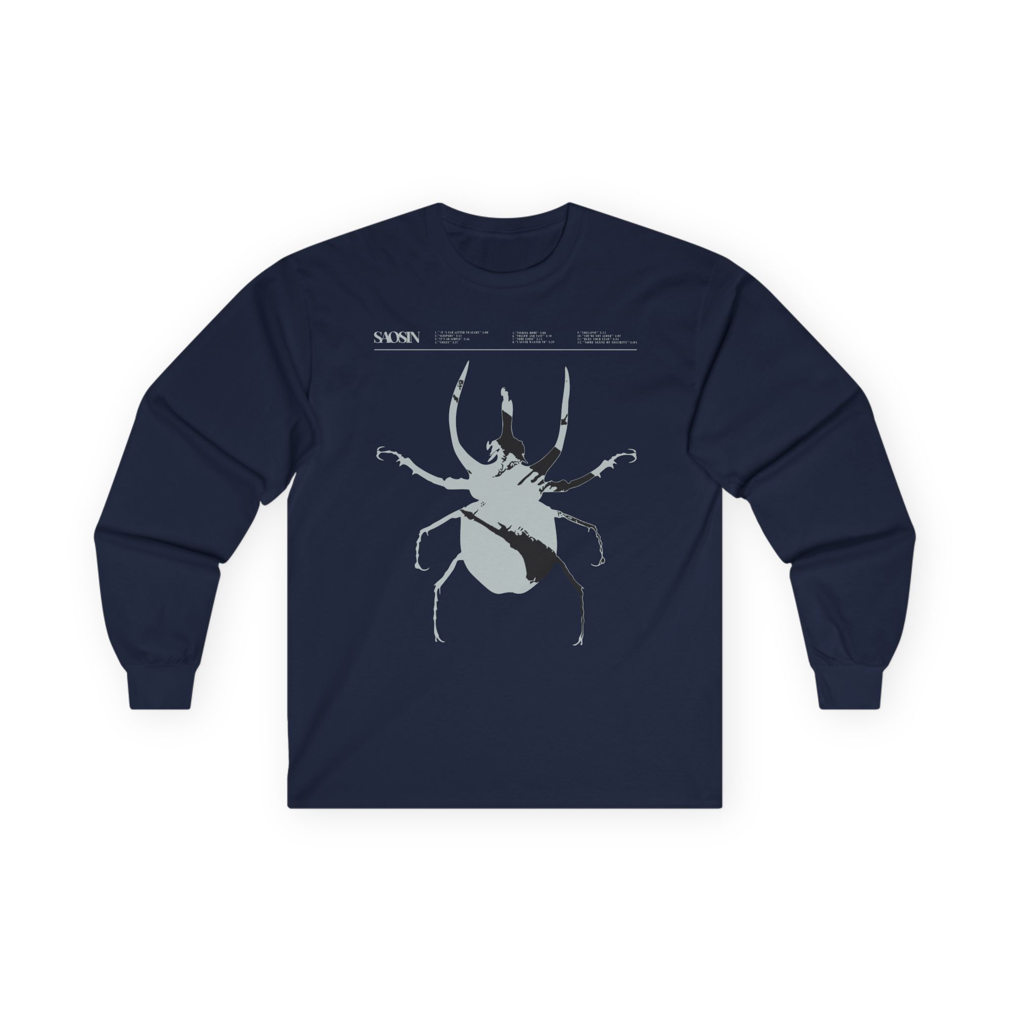 Saosin Tracklist Unisex Ultra Cotton Long Sleeve Tee