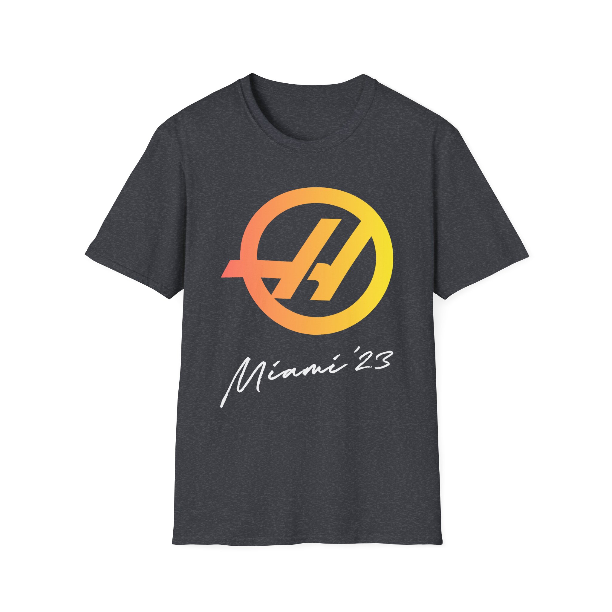 Haas F1 Miami Gp Unisex Softstyle T-Shirt
