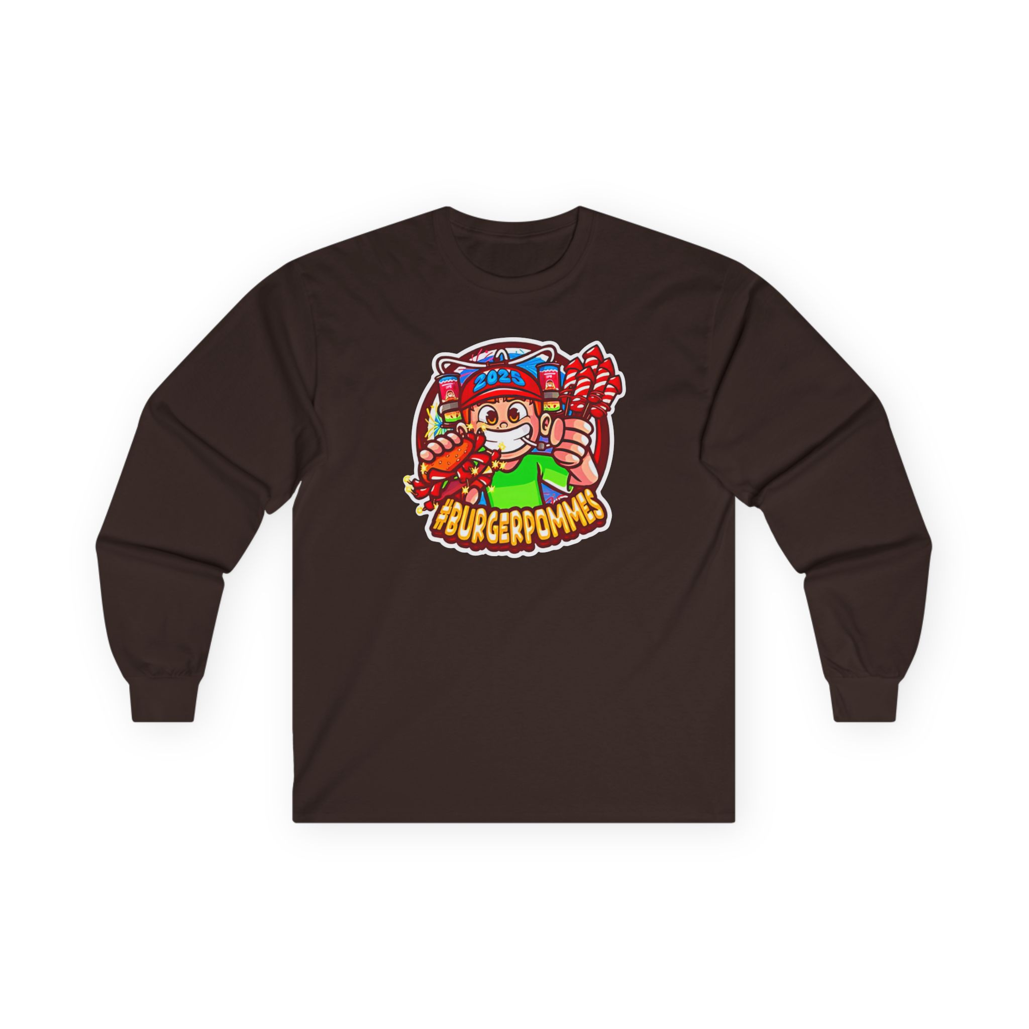 Burger Pommes Unisex Ultra Cotton Long Sleeve Tee