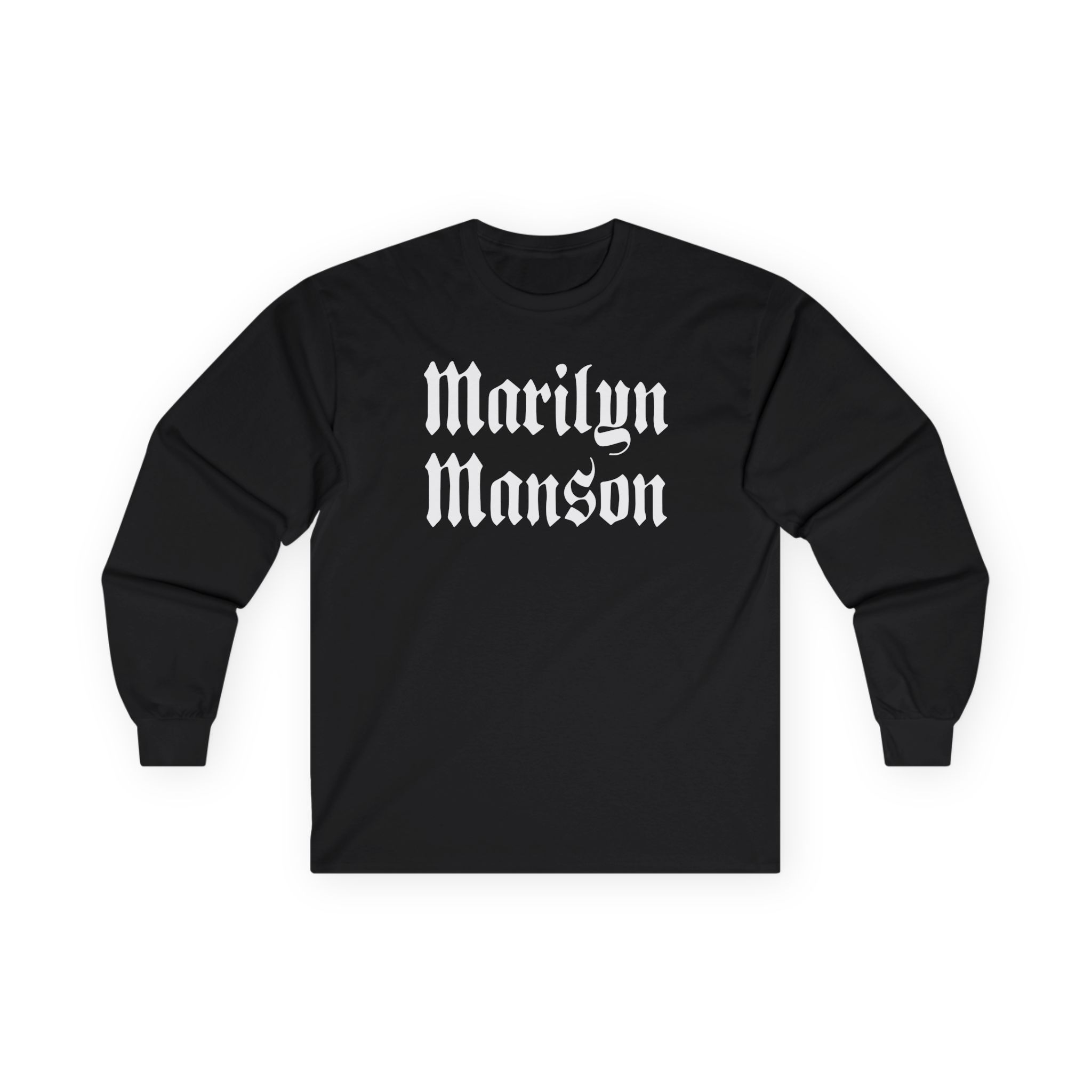 Marilyn Manson Goth Logo Unisex Ultra Cotton Long Sleeve Tee