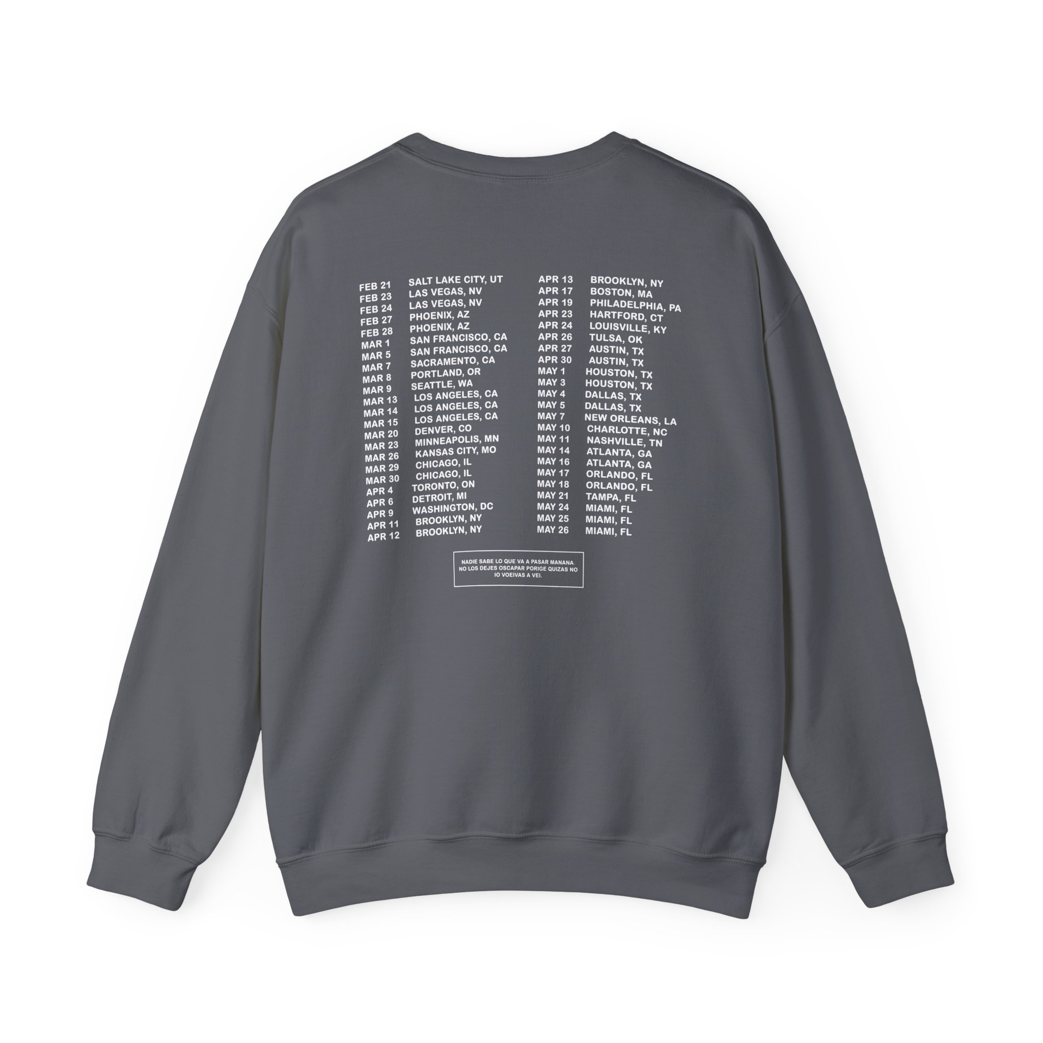 BB Gracias Por Nada Unisex Heavy Blendâ„¢ Crewneck Sweatshirt