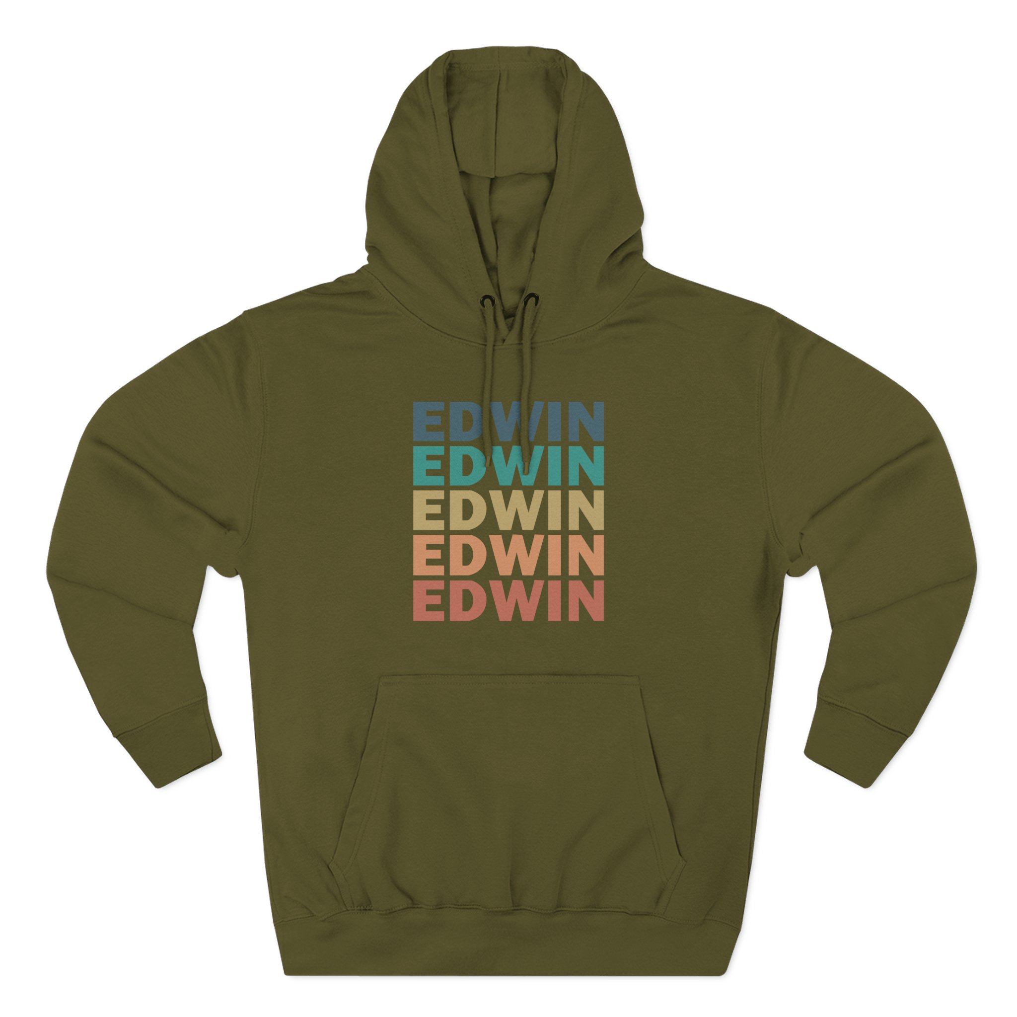 Edwin Rosen Retro Three-Panel Fleece Hoodie