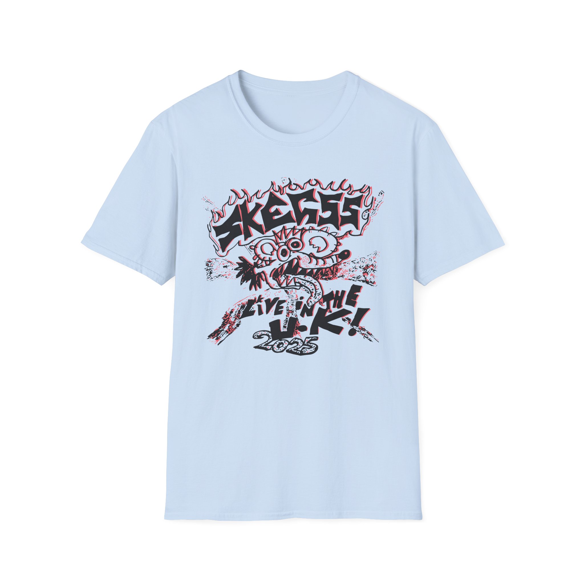 Skegss Live in the Uk 2025 Unisex Softstyle T-Shirt