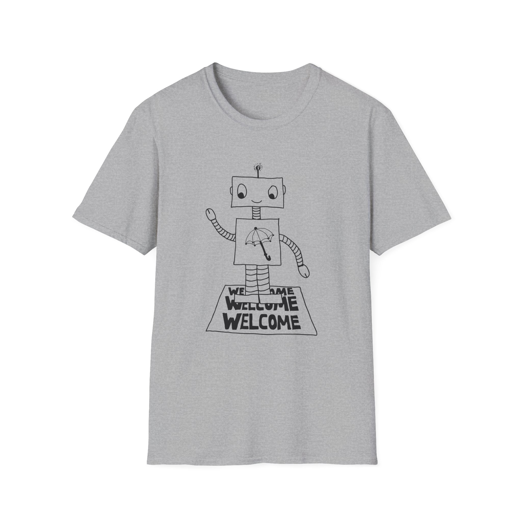 Armchair Expert Robot Unisex Softstyle T-Shirt