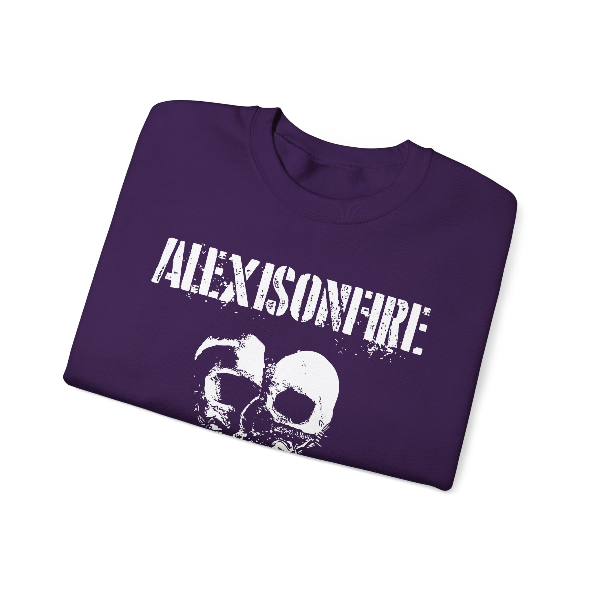 Alexisonfire Barbed Wire Heartskull Unisex Heavy Blendâ„¢ Crewneck Sweatshirt