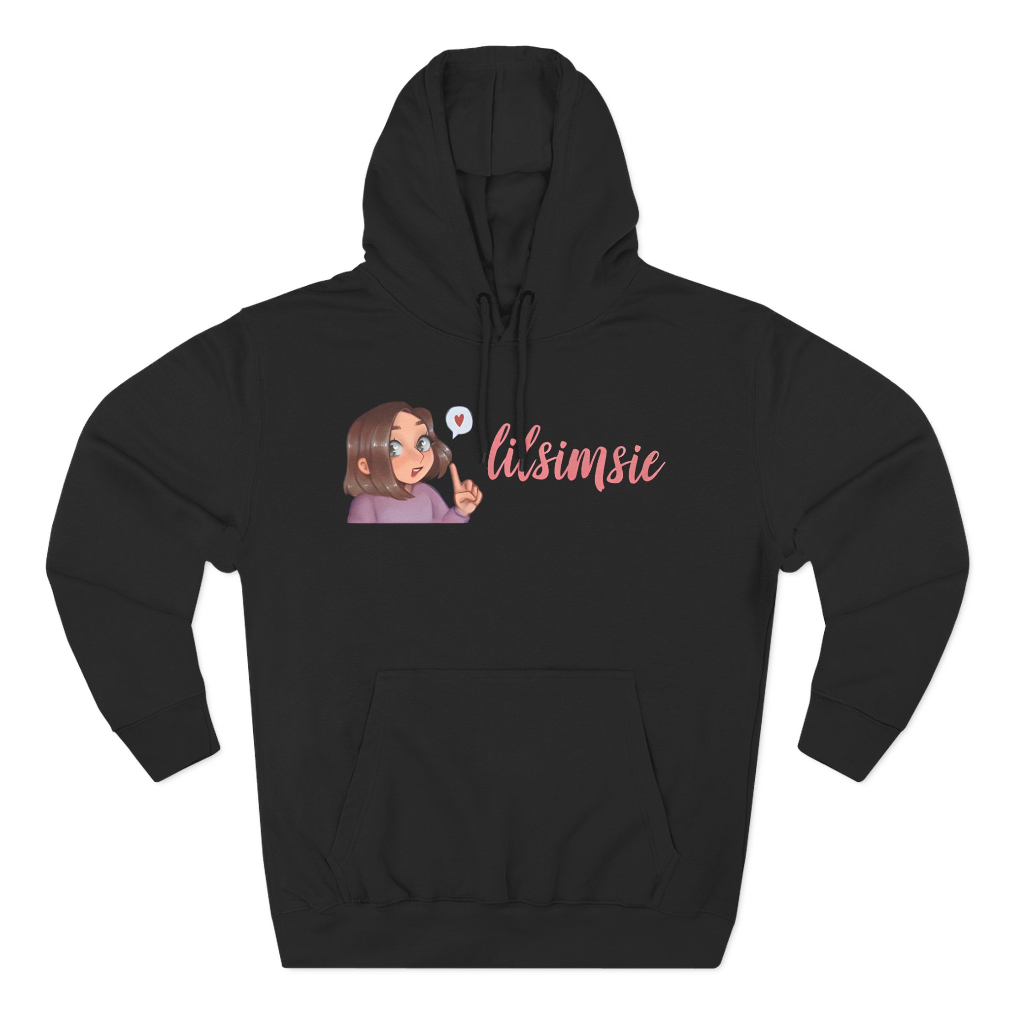 Lilsimsie Three-Panel Fleece Hoodie