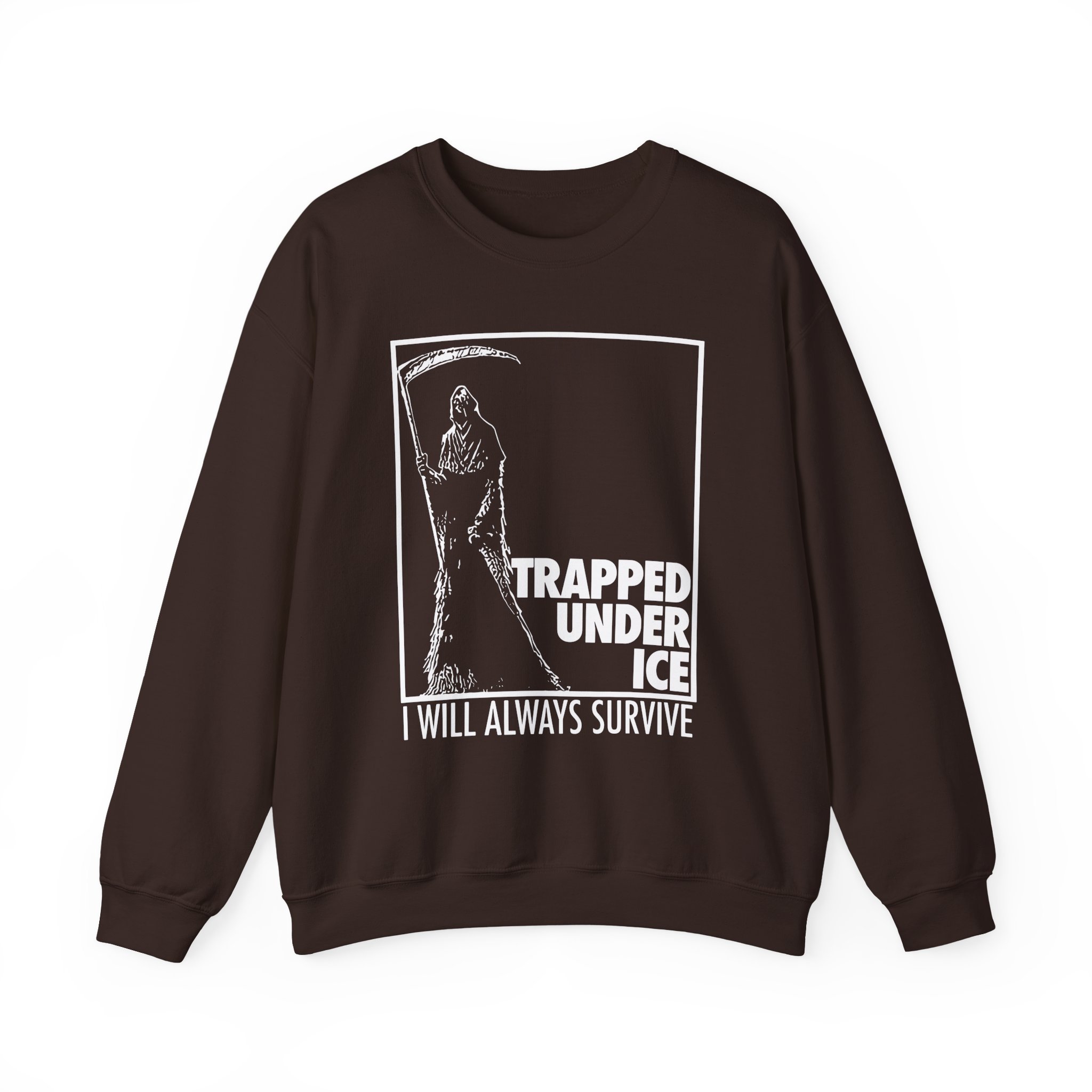 Trapped Under Ice Reaper Unisex Heavy Blend Crewneck Sweatshirt