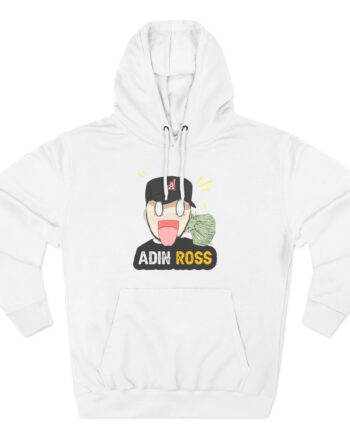 Adin Ross Parody Three-Panel Fleece Hoodie