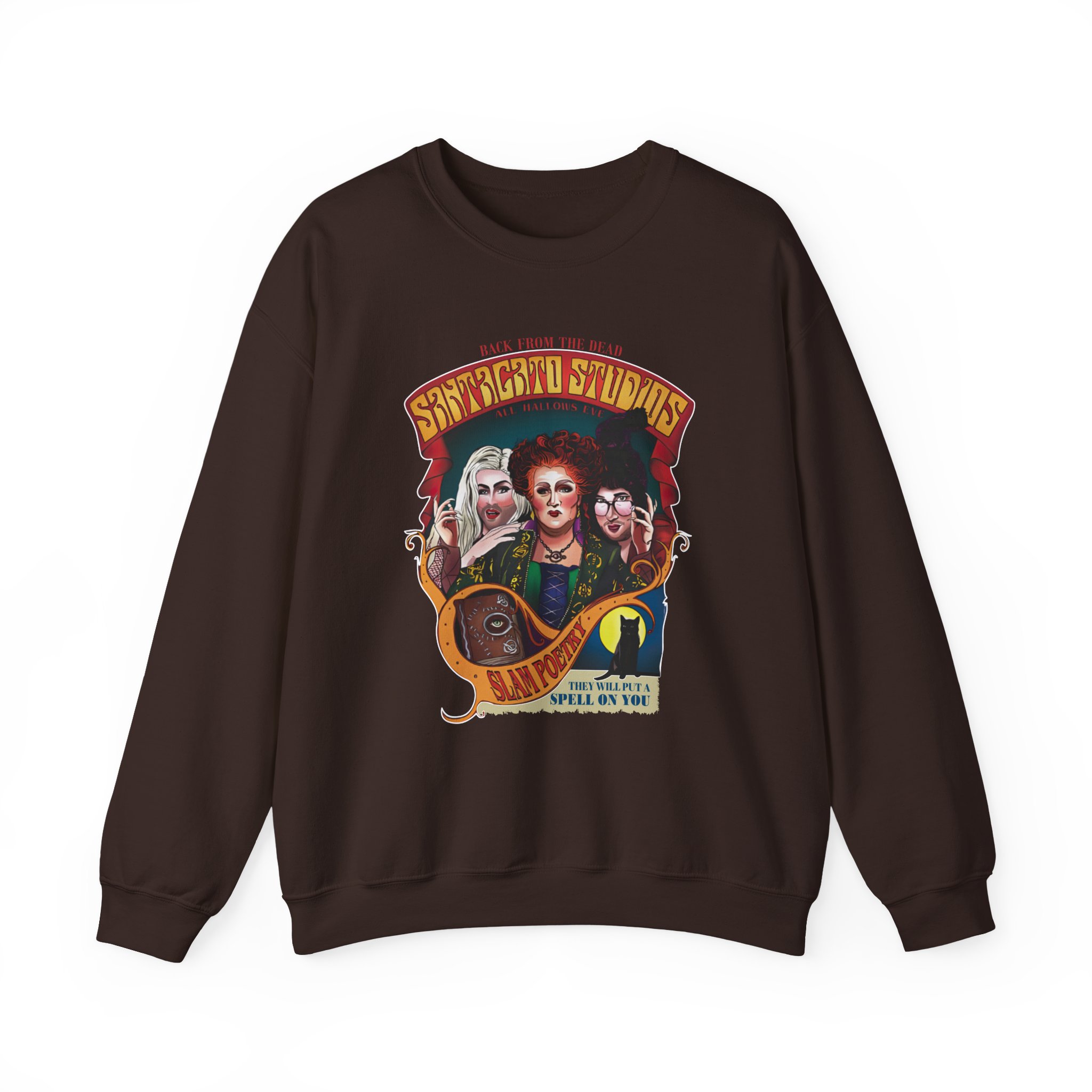 The Basement Yard Hocus Pocus Slam Poetry Unisex Heavy Blendâ„¢ Crewneck Sweatshirt