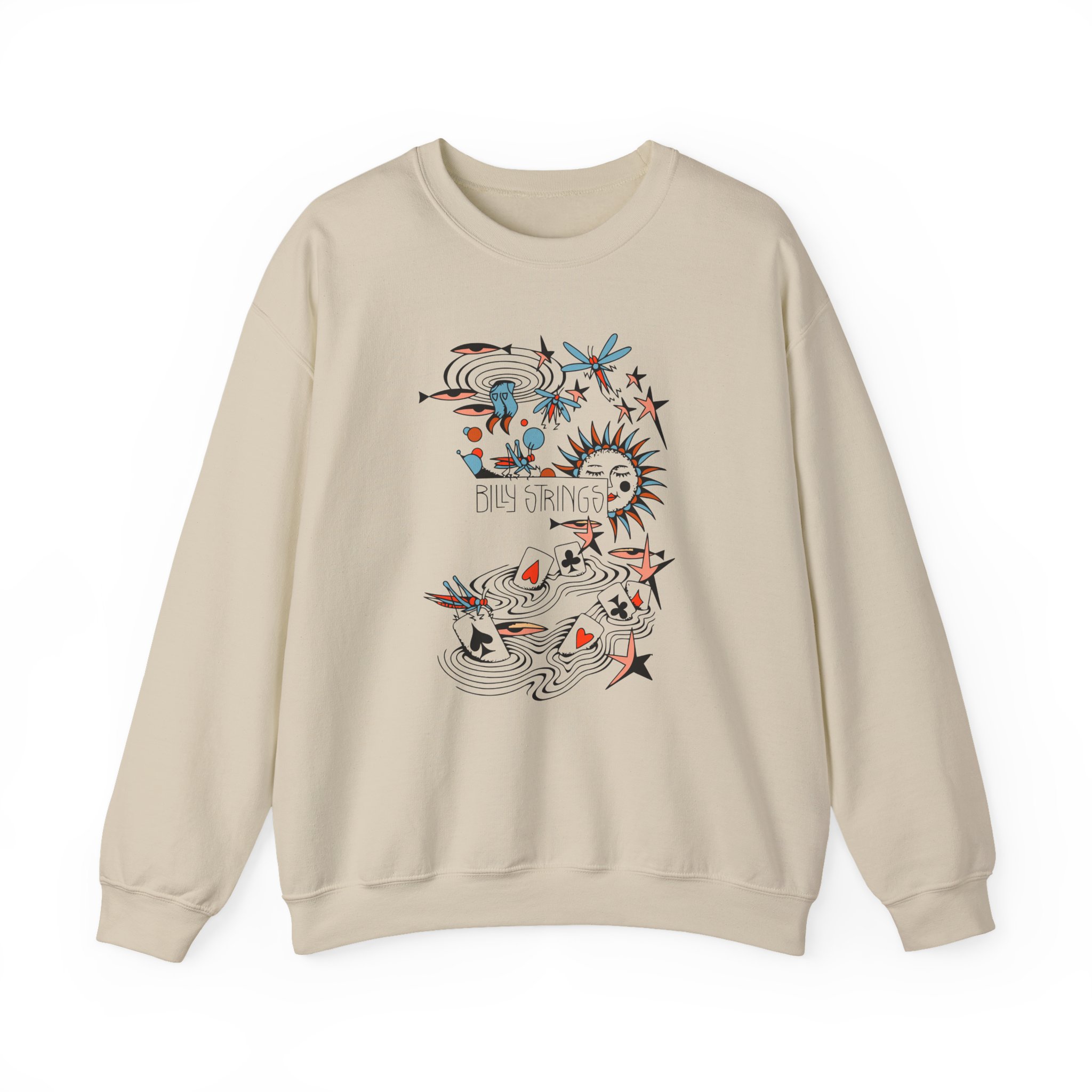 Billy Strings River of Cards Unisex Heavy Blendâ„¢ Crewneck Sweatshirt