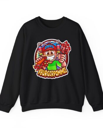 Burger Pommes Unisex Heavy Blend™ Crewneck Sweatshirt