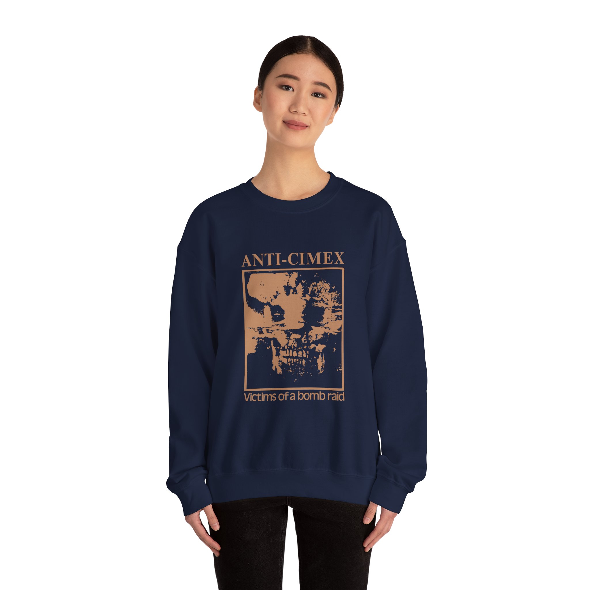 Anti Cimex Victims of a Bomb Raid Unisex Heavy Blend Crewneck Sweatshirt