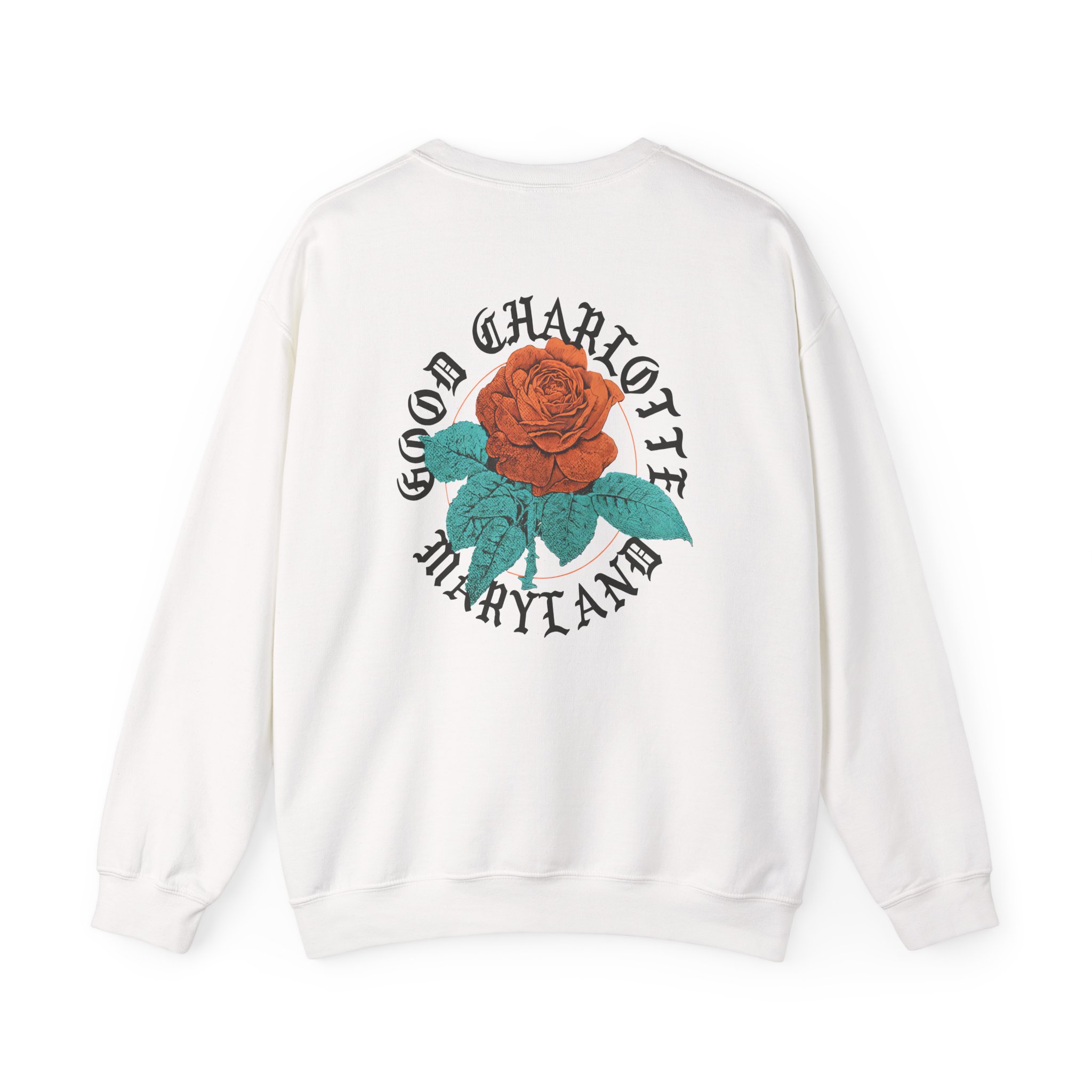 Good Charlotte Rose Maryland Unisex Heavy Blendâ„¢ Crewneck Sweatshirt