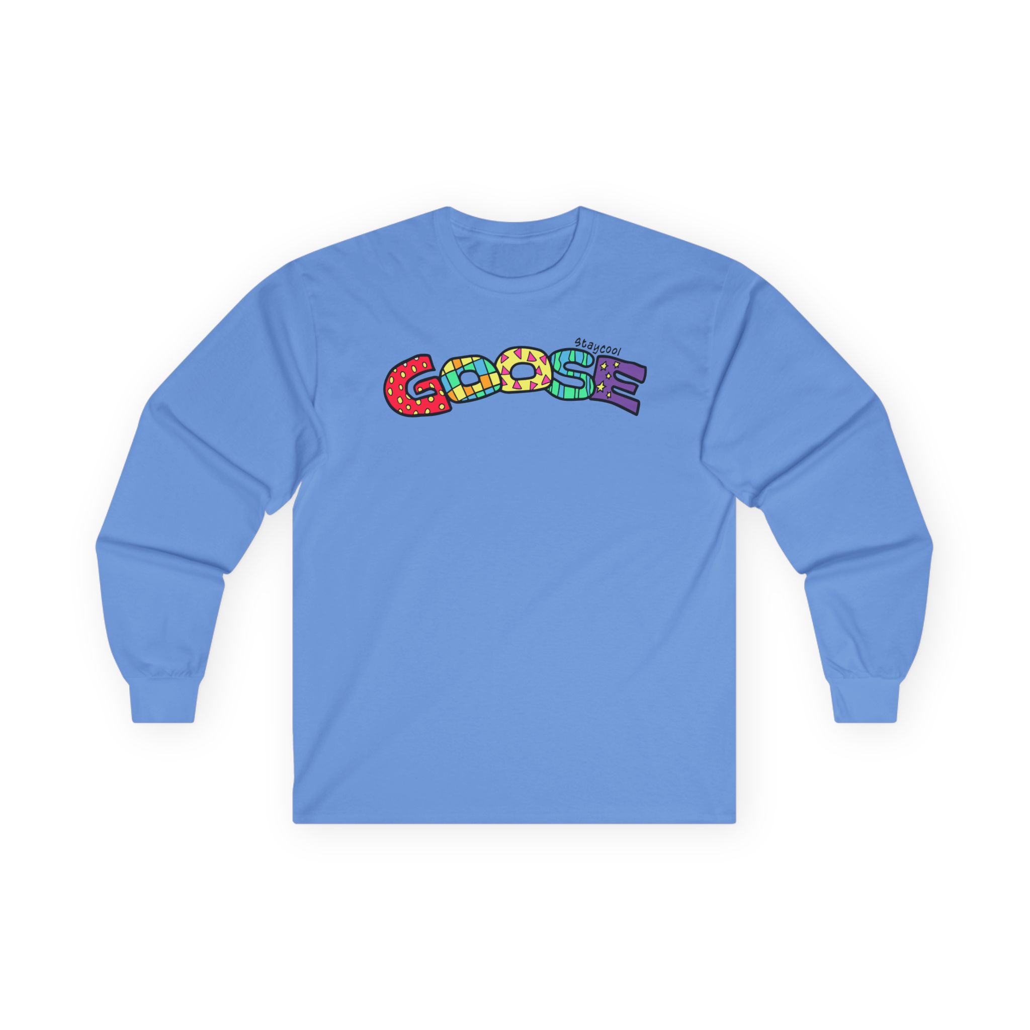 Goose x Staycool Rainbow Unisex Ultra Cotton Long Sleeve Tee