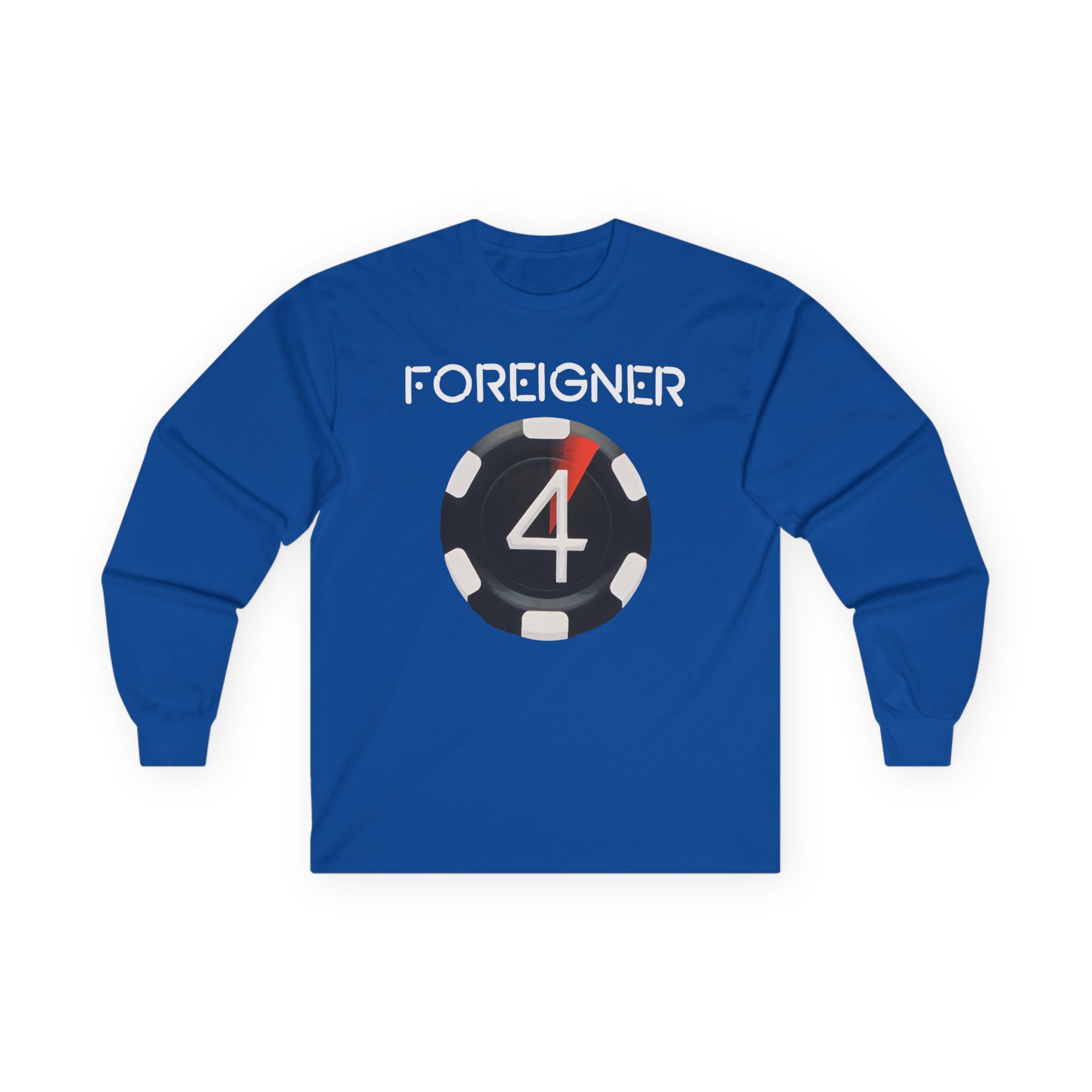 Foreigner 4 Poker Chip Unisex Ultra Cotton Long Sleeve Tee